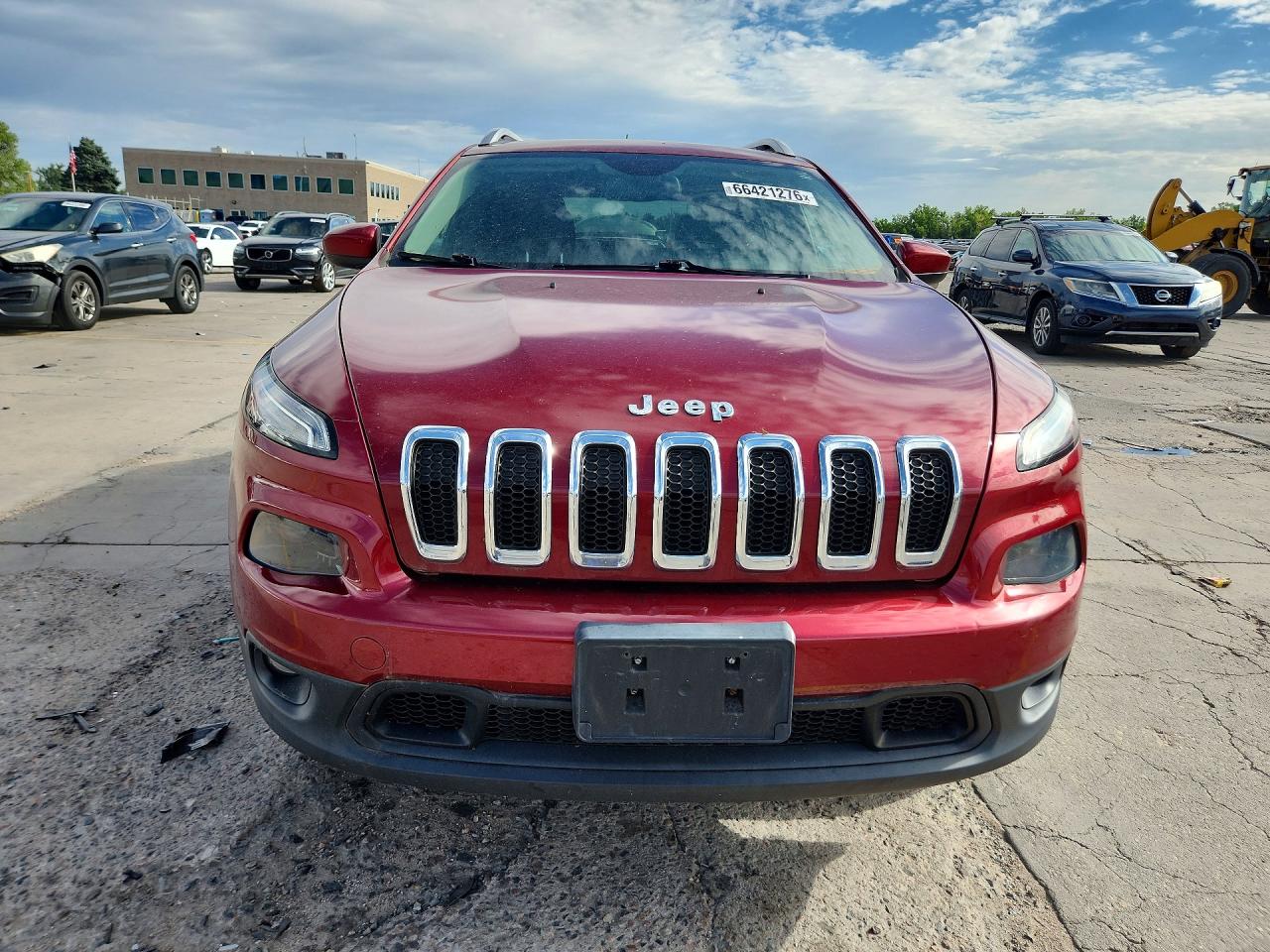 2015 Jeep Cherokee Latitude Burgundy vin: 1C4PJMCS6FW601435