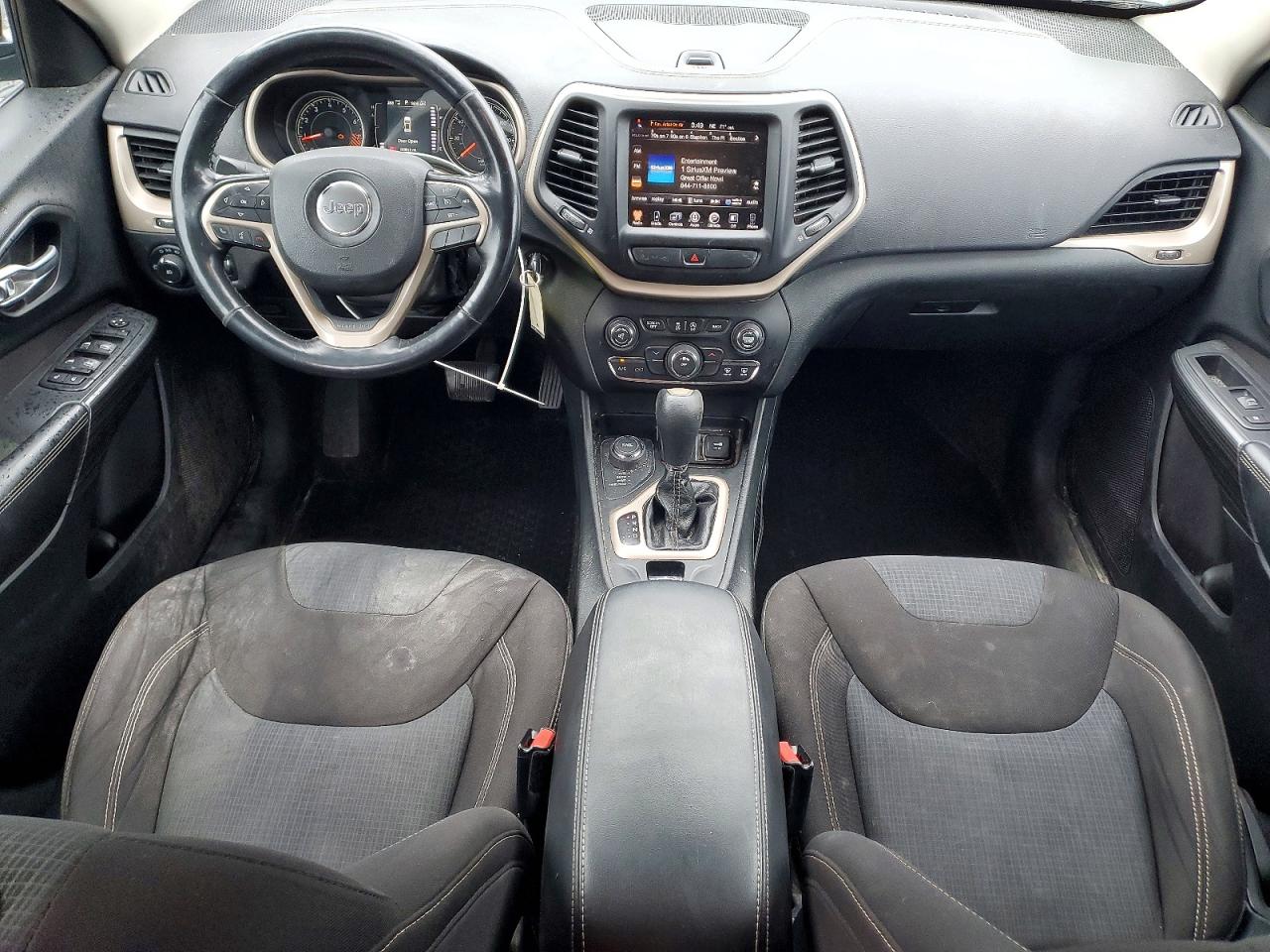 2015 Jeep Cherokee Latitude Black vin: 1C4PJMCS6FW794833
