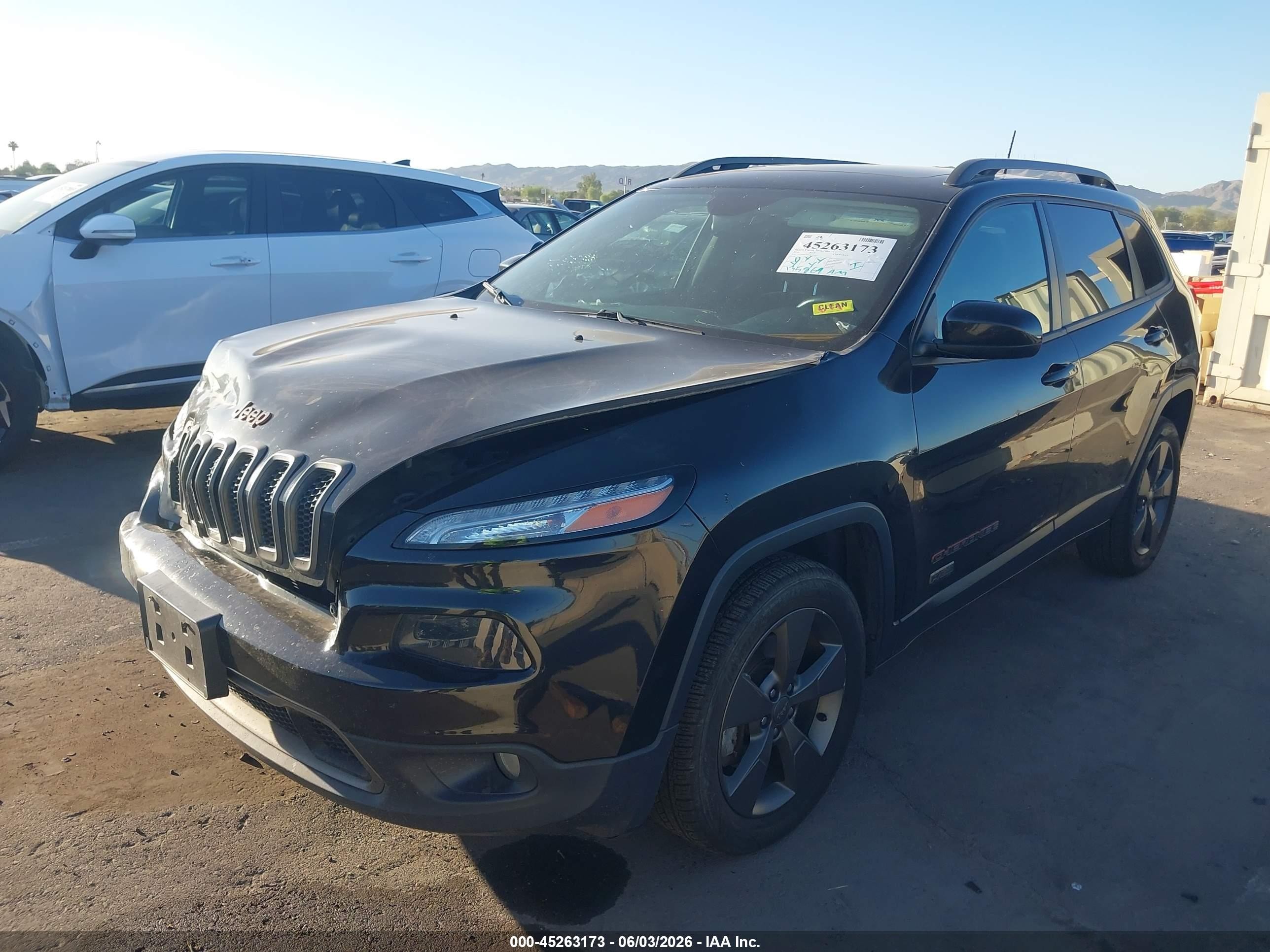 2016 Jeep Cherokee 75th Anniversary Black vin: 1C4PJMCS6GW309205