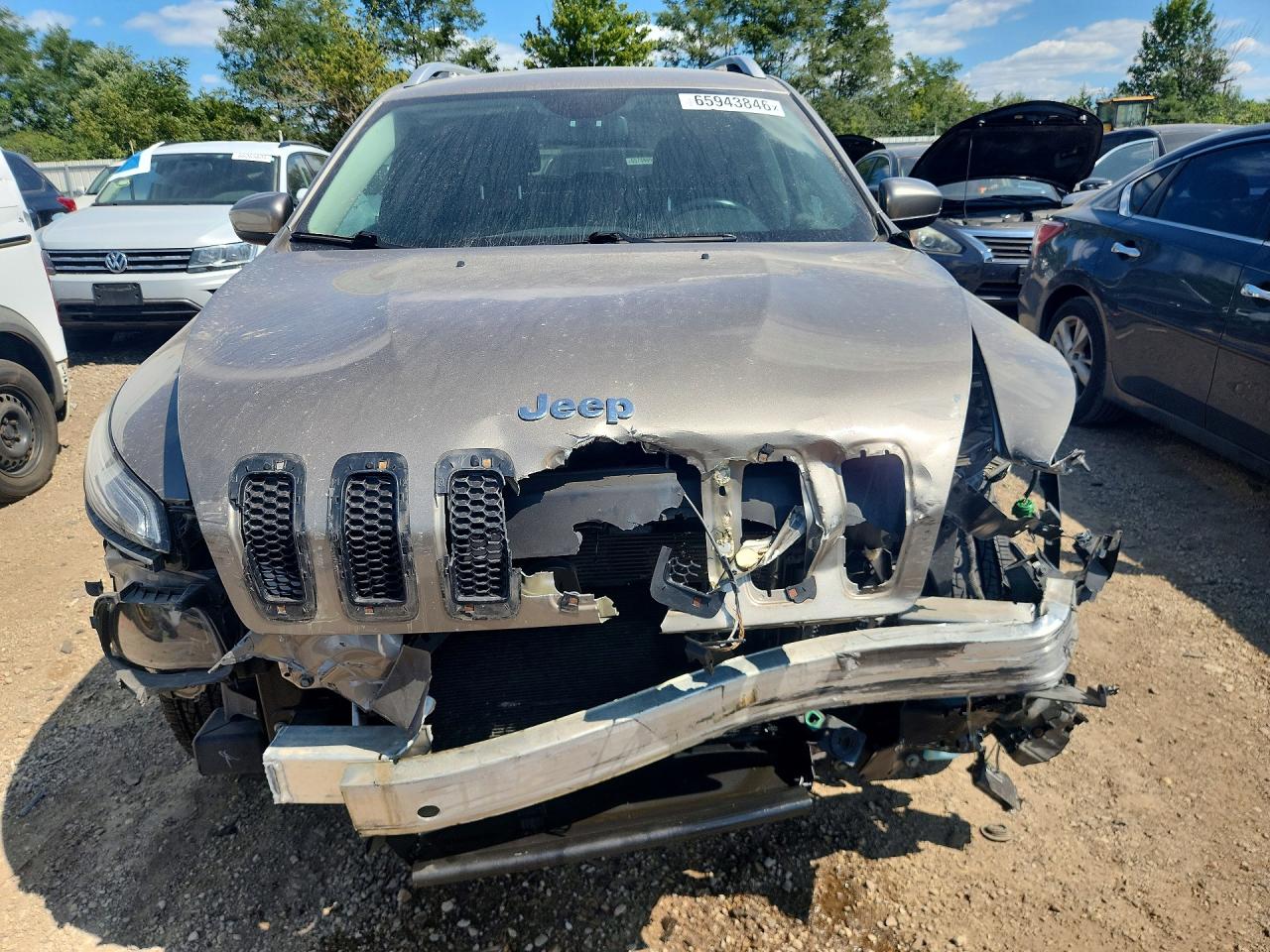 2017 Jeep Cherokee Latitude Brown vin: 1C4PJMCS6HW532717