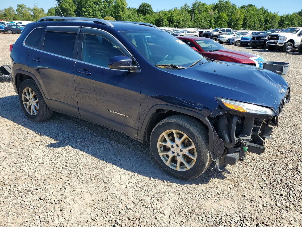 2014 Jeep Cherokee Latitude Blue vin: 1C4PJMCS7EW151695