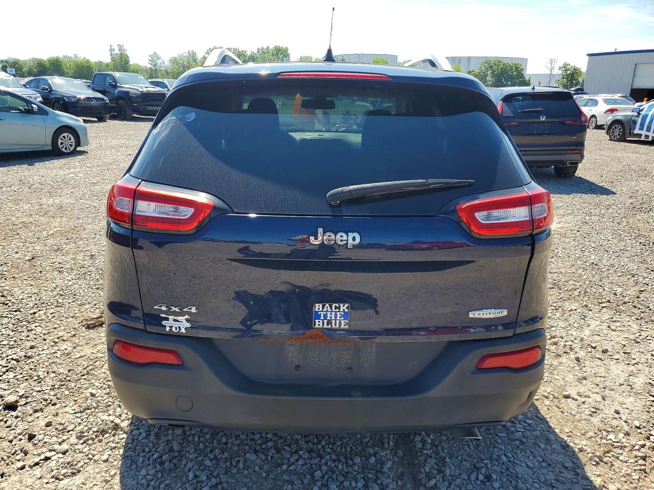 2014 Jeep Cherokee Latitude Blue vin: 1C4PJMCS7EW151695
