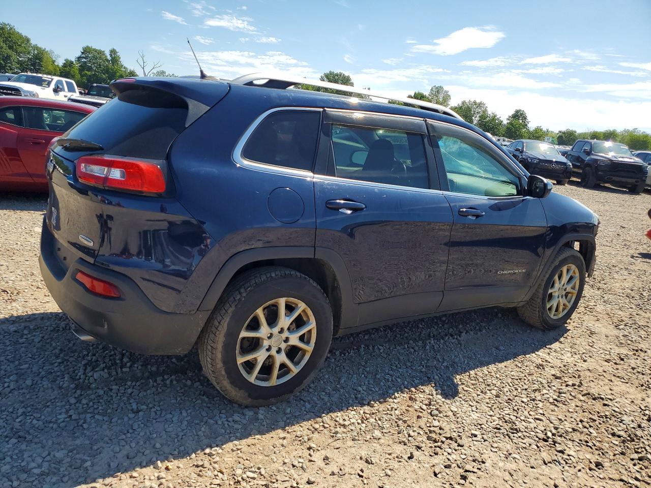 2014 Jeep Cherokee Latitude Blue vin: 1C4PJMCS7EW151695