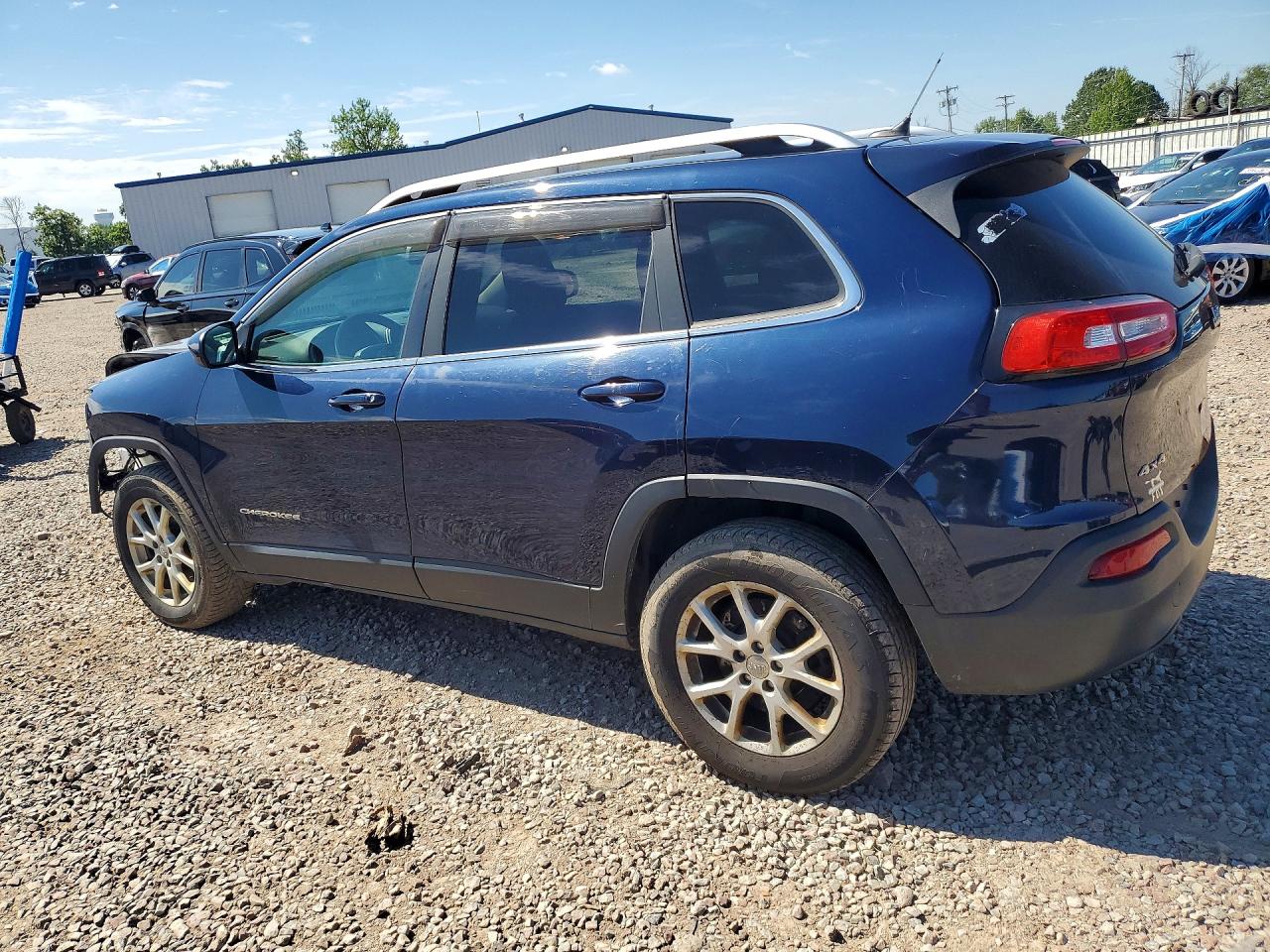 2014 Jeep Cherokee Latitude Blue vin: 1C4PJMCS7EW151695