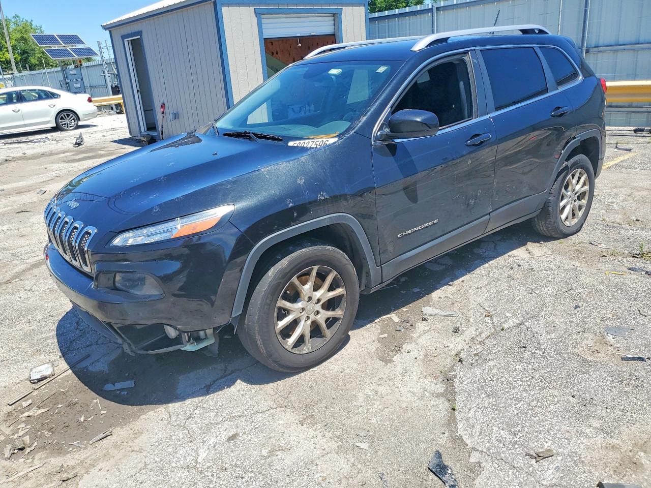 2014 Jeep Cherokee Latitude Black vin: 1C4PJMCS7EW221079