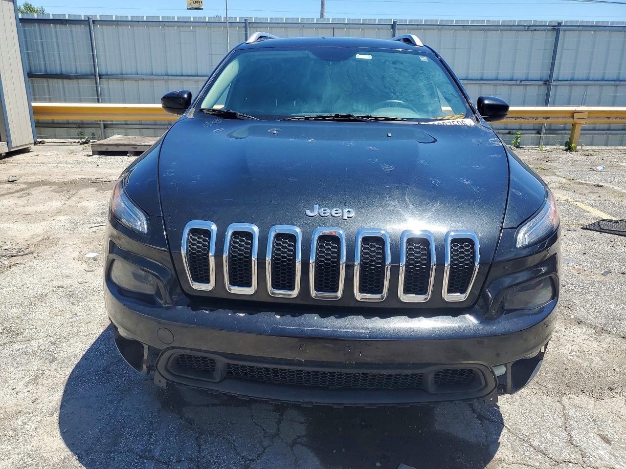 2014 Jeep Cherokee Latitude Black vin: 1C4PJMCS7EW221079