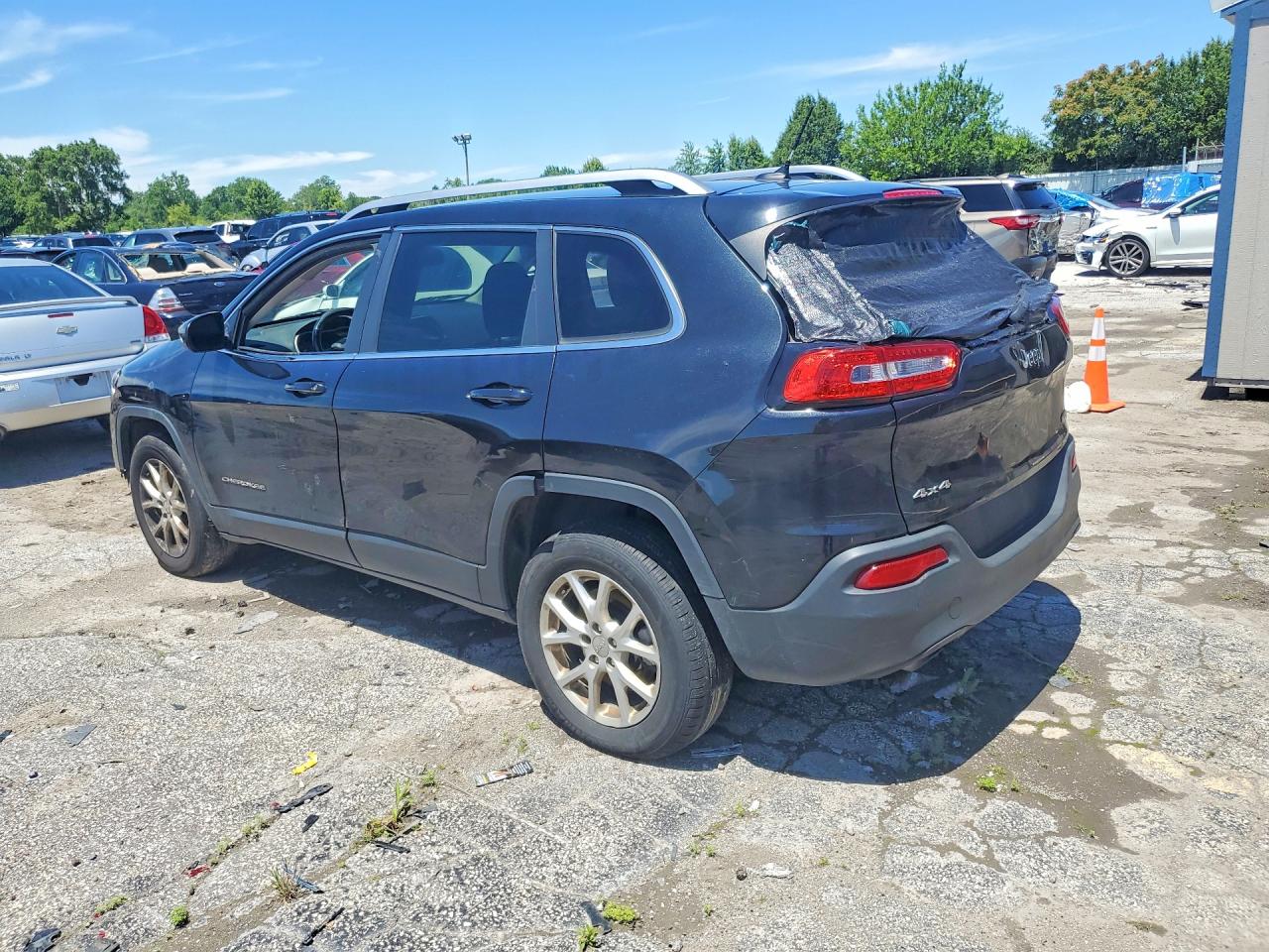 2014 Jeep Cherokee Latitude Black vin: 1C4PJMCS7EW221079