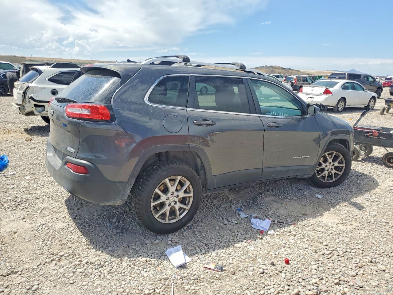 2015 Jeep Cherokee Latitude Charcoal vin: 1C4PJMCS7FW559275