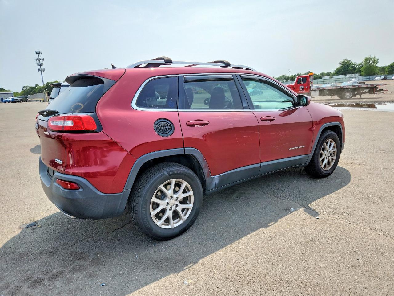 2015 Jeep Cherokee Latitude Красный vin: 1C4PJMCS7FW578005