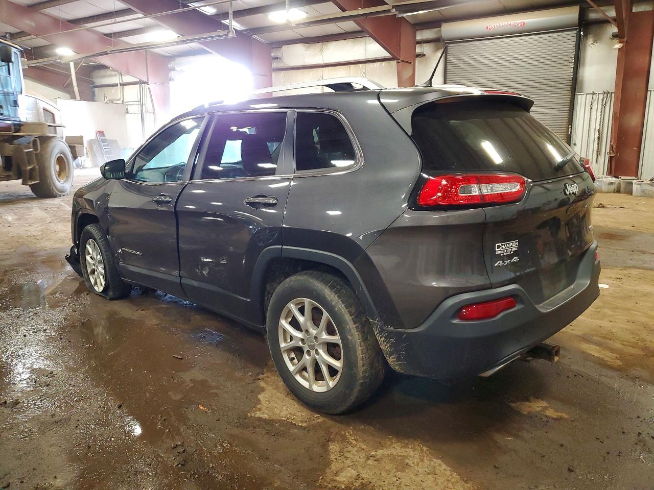 2015 Jeep Cherokee Latitude Gray vin: 1C4PJMCS7FW649316