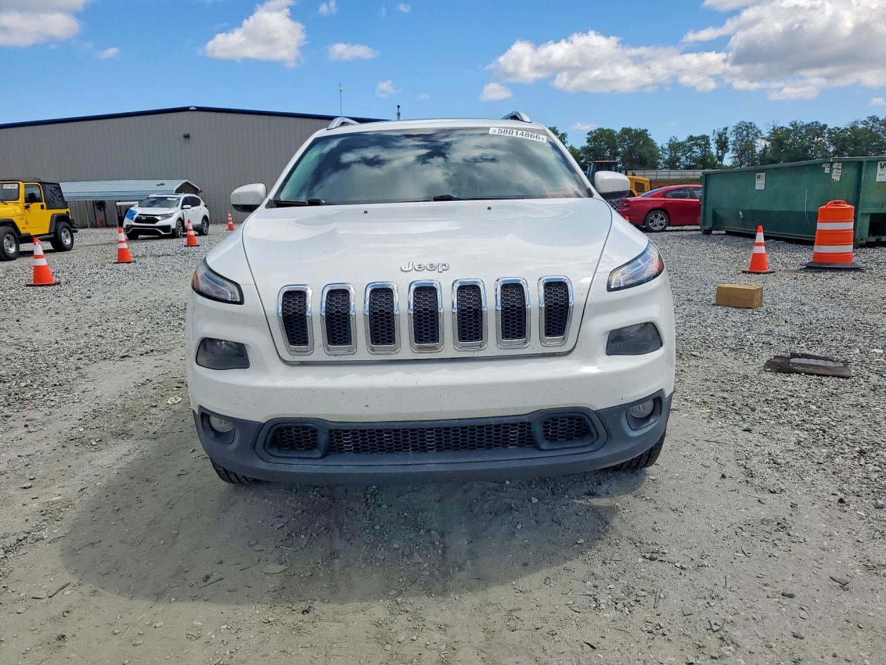 2015 Jeep Cherokee Latitude Белый vin: 1C4PJMCS7FW725858
