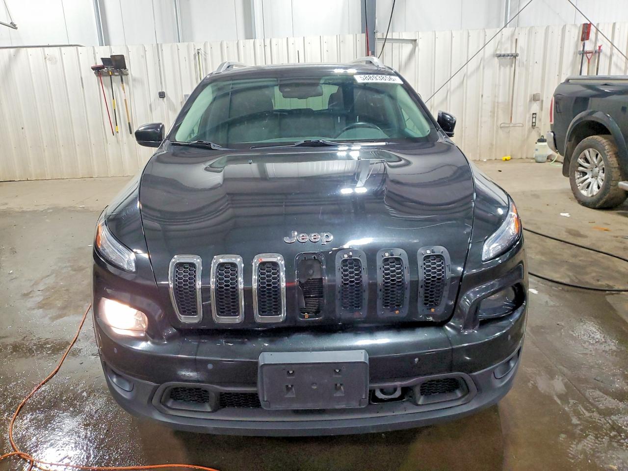 2014 Jeep Cherokee Latitude Black vin: 1C4PJMCS8EW100593