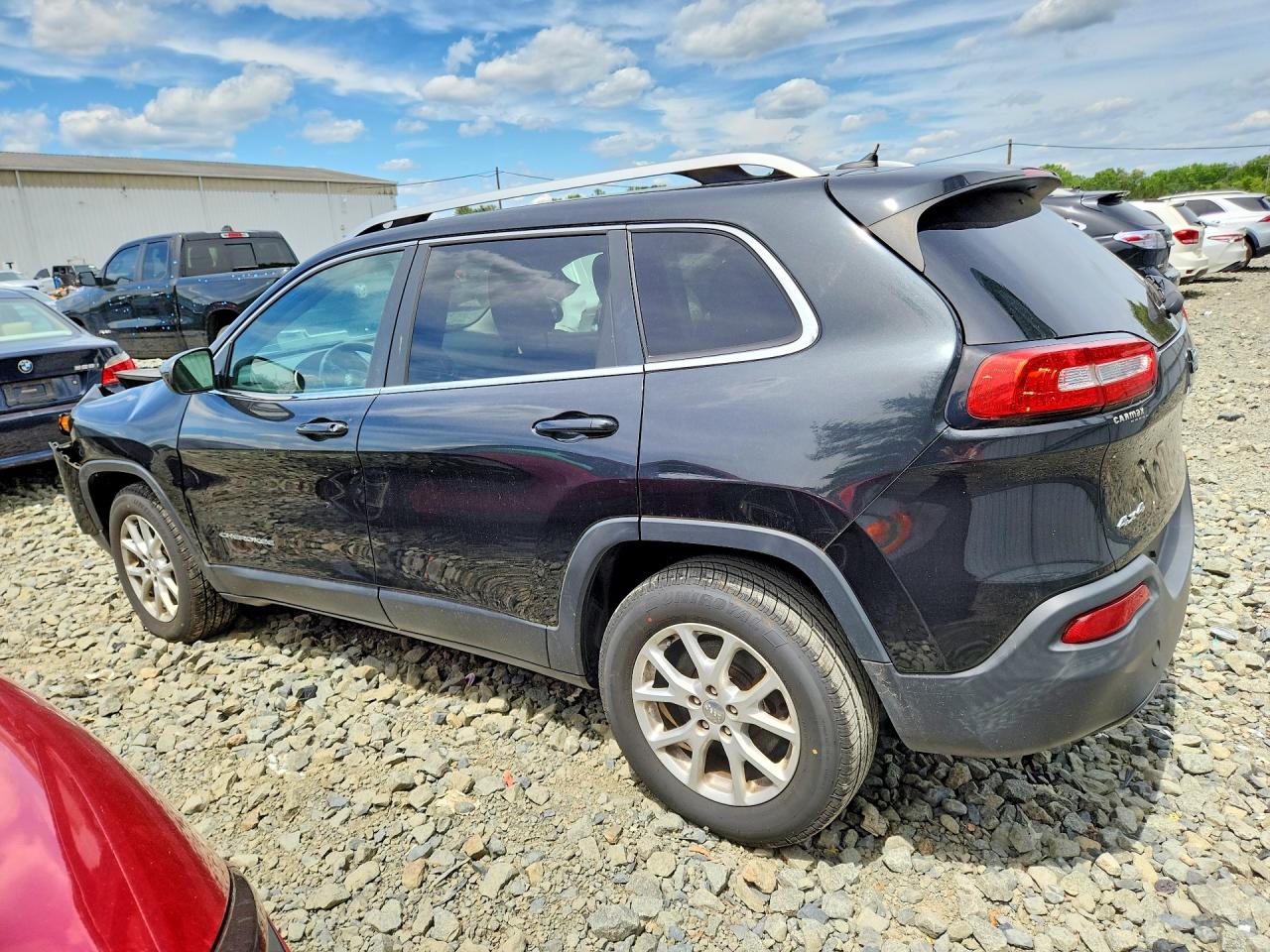 2014 Jeep Cherokee Latitude Black vin: 1C4PJMCS8EW129124