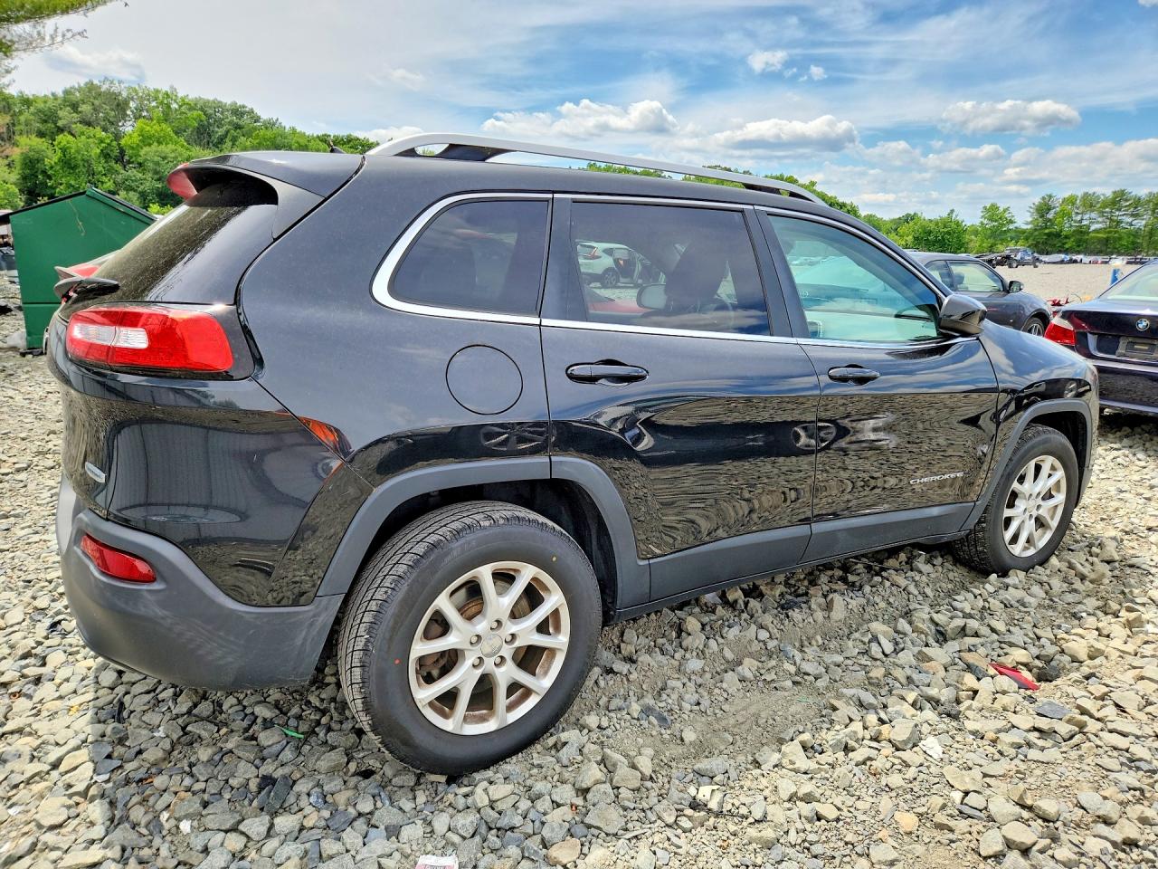 2014 Jeep Cherokee Latitude Black vin: 1C4PJMCS8EW129124