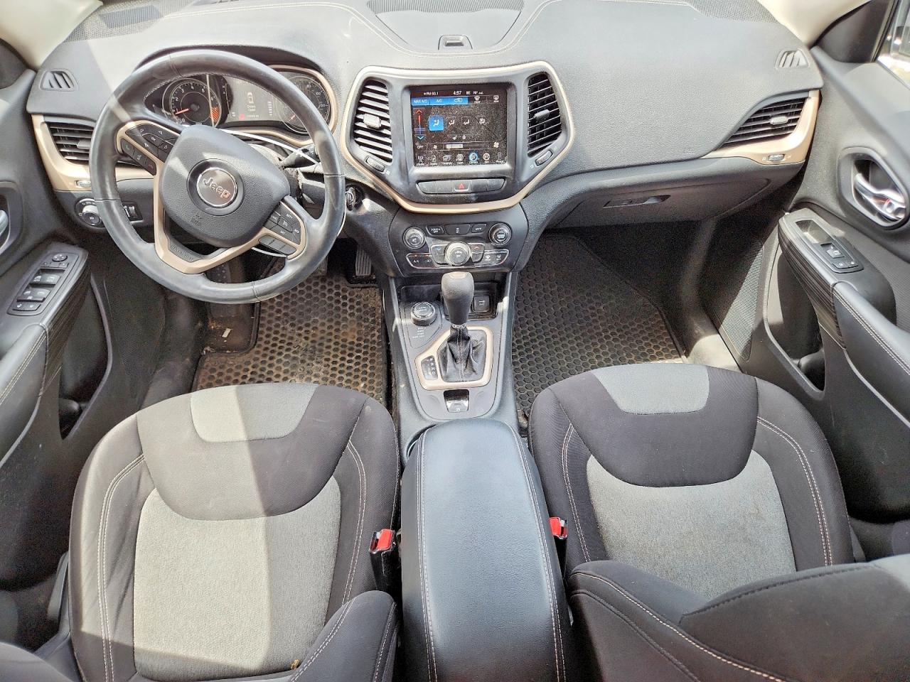 2014 Jeep Cherokee Latitude Black vin: 1C4PJMCS8EW129124