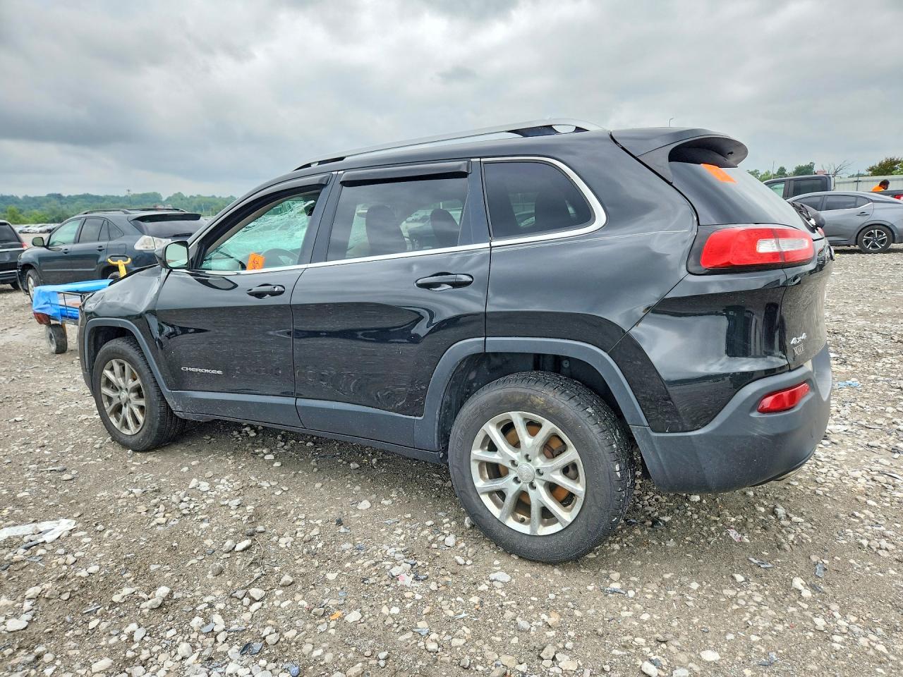 2014 Jeep Cherokee Latitude Черный vin: 1C4PJMCS8EW232494
