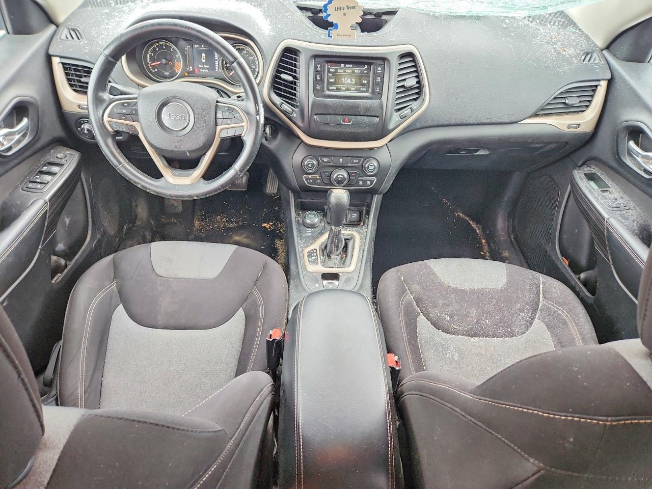 2014 Jeep Cherokee Latitude Черный vin: 1C4PJMCS8EW232494