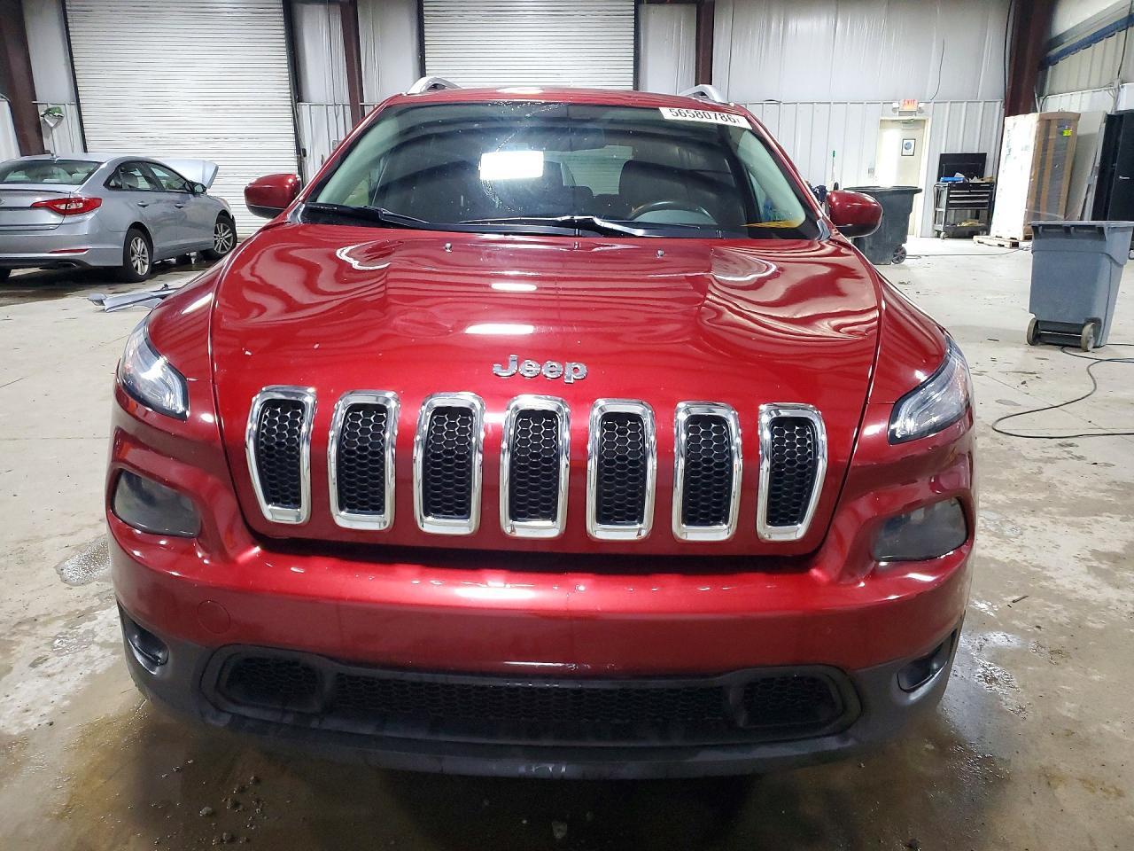 2014 Jeep Cherokee Latitude Maroon vin: 1C4PJMCS8EW242877