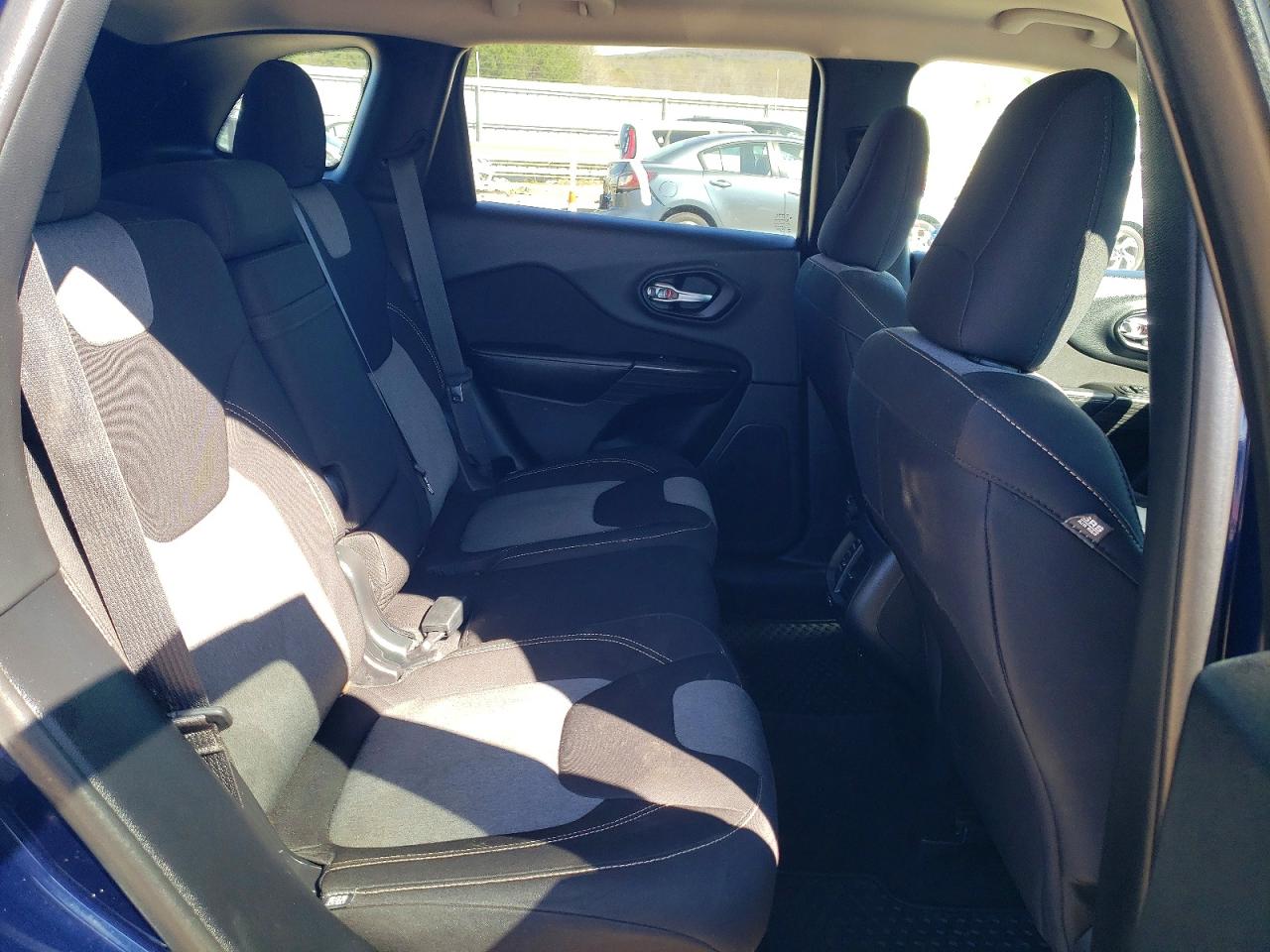 2014 Jeep Cherokee Latitude Синий vin: 1C4PJMCS8EW244287
