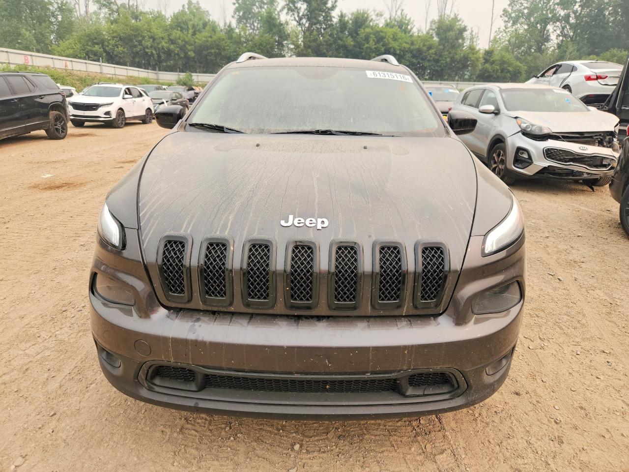 2014 Jeep Cherokee Latitude Gray vin: 1C4PJMCS8EW255743