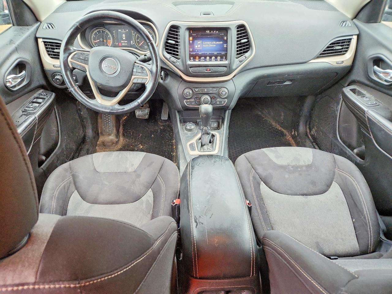 2014 Jeep Cherokee Latitude Black vin: 1C4PJMCS8EW291173