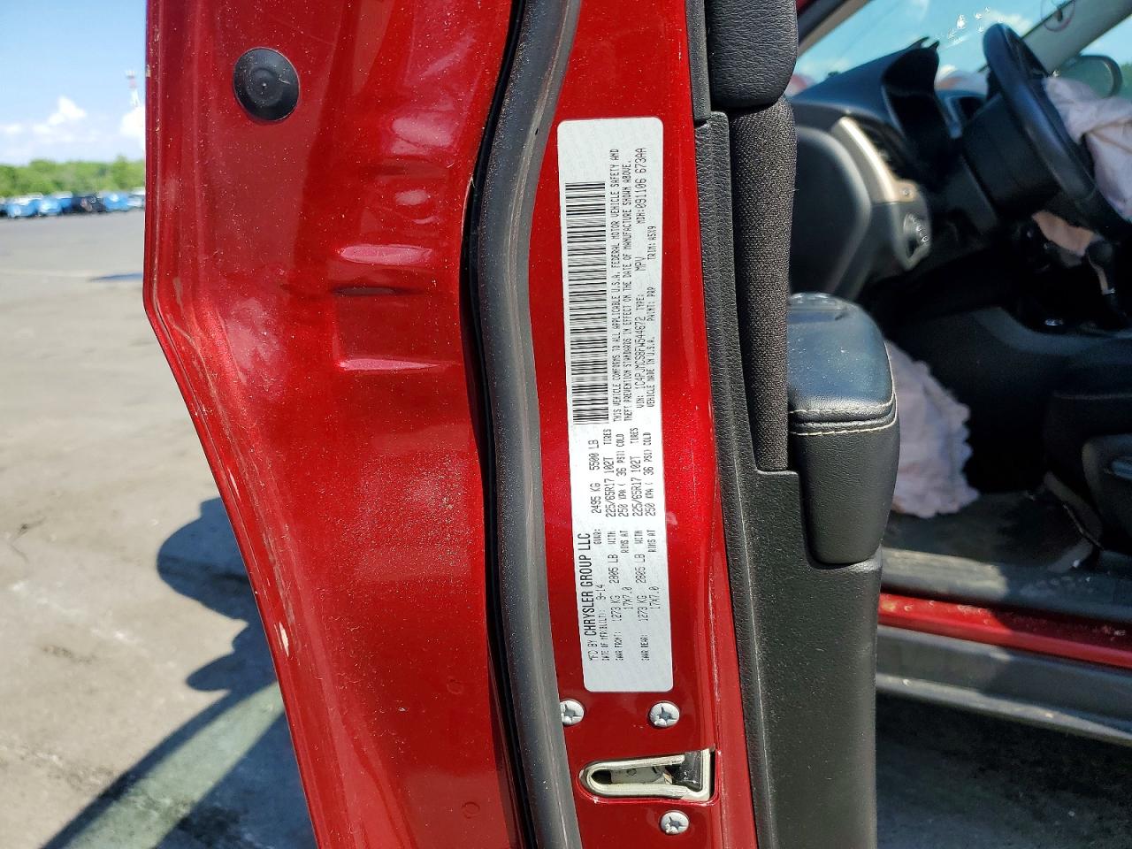2015 Jeep Cherokee Latitude Red vin: 1C4PJMCS8FW544672