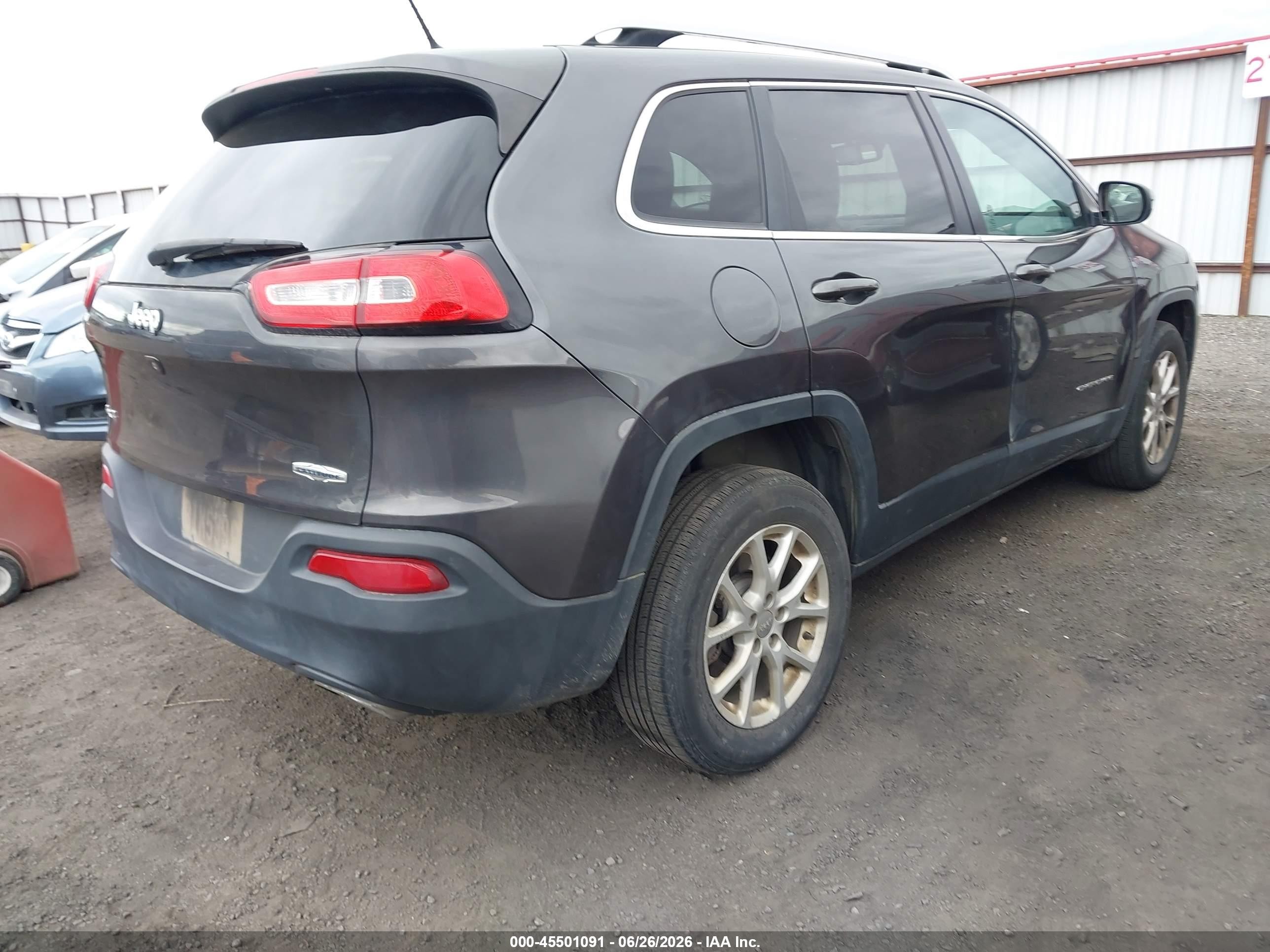 2015 Jeep Cherokee Latitude/latitude Altitude Black vin: 1C4PJMCS8FW639300