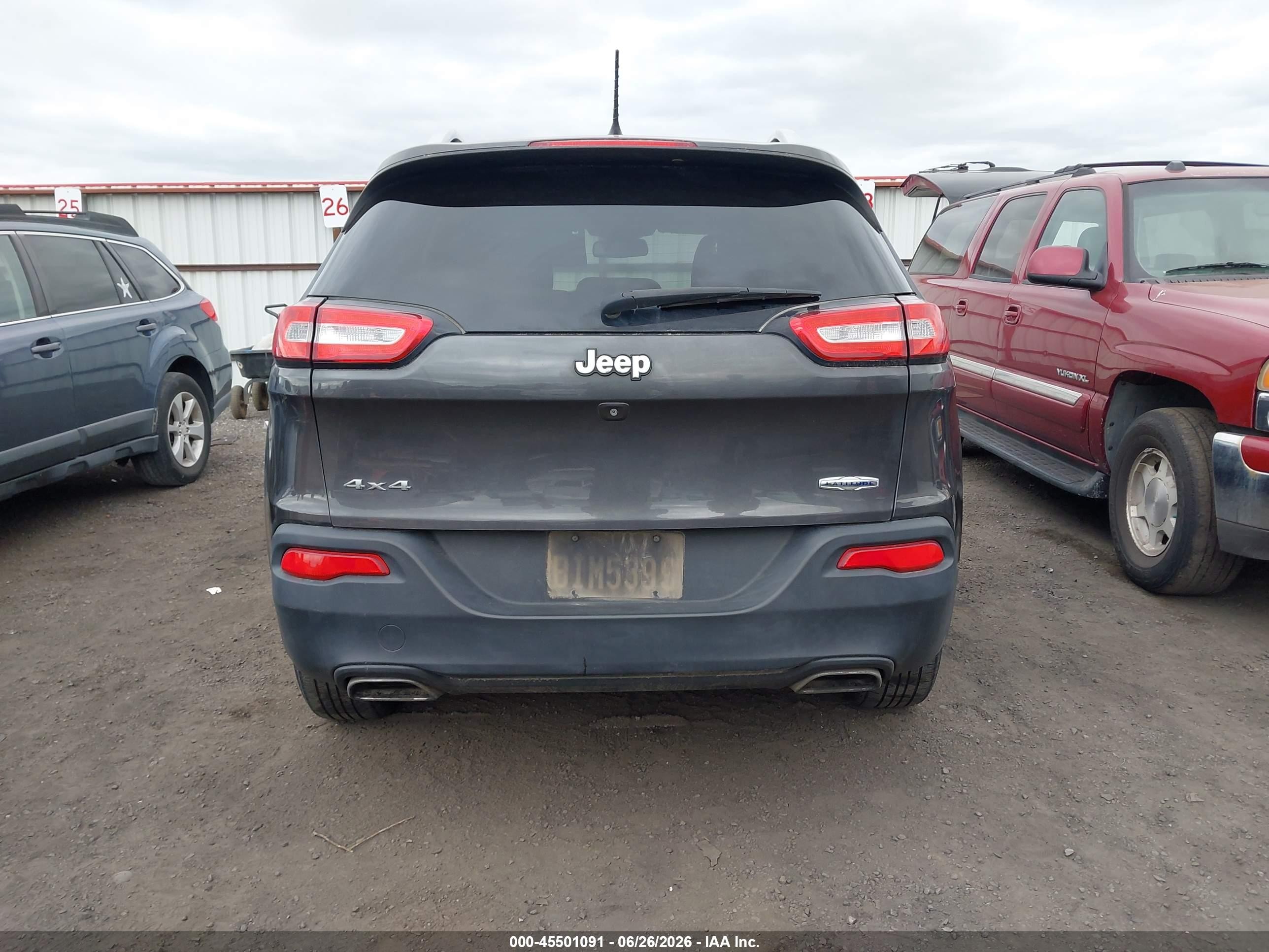 2015 Jeep Cherokee Latitude/latitude Altitude Black vin: 1C4PJMCS8FW639300
