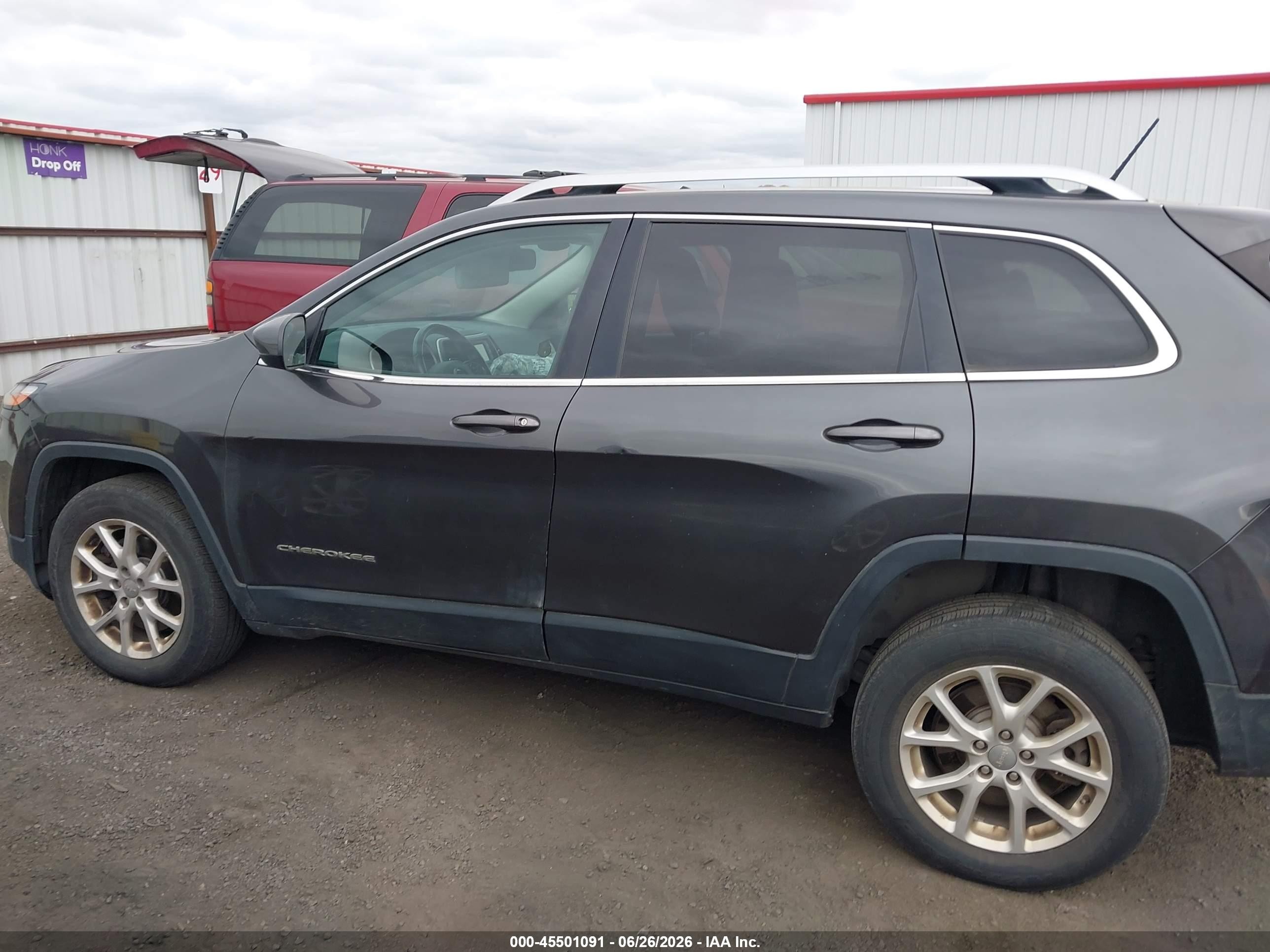 2015 Jeep Cherokee Latitude/latitude Altitude Black vin: 1C4PJMCS8FW639300