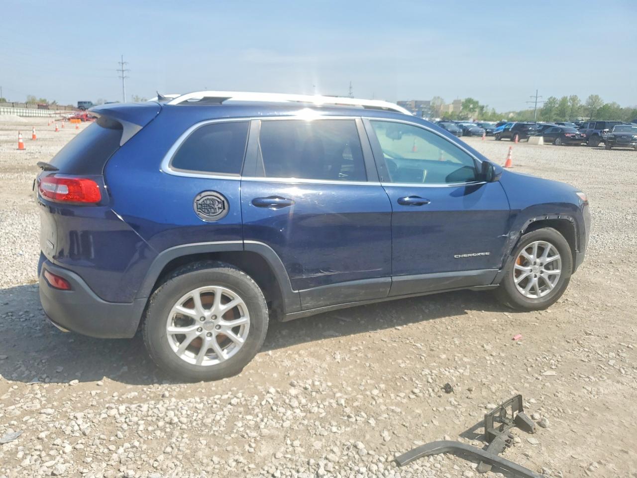 2015 Jeep Cherokee Blue vin: 1C4PJMCS8FW653083