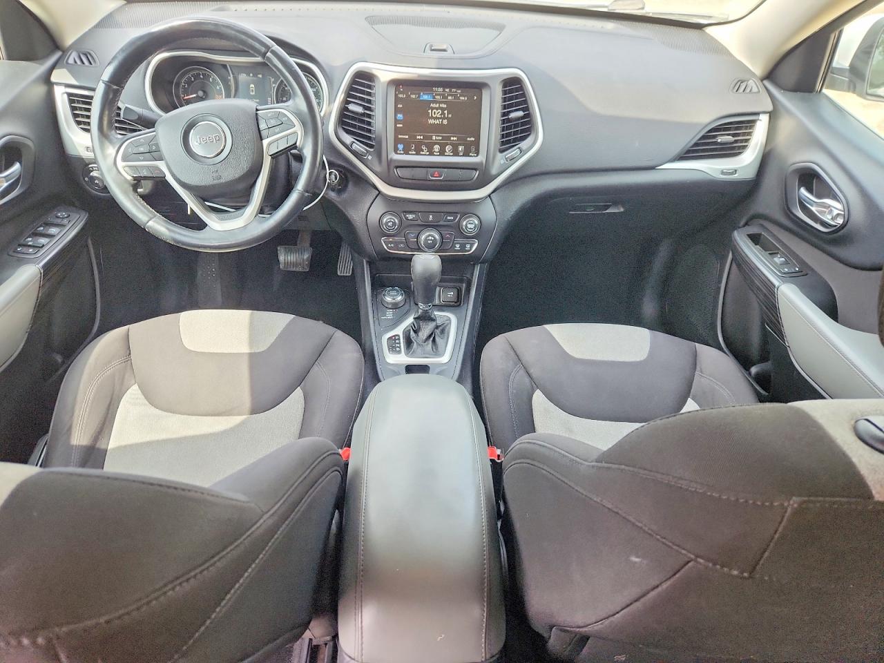 2014 Jeep Cherokee Latitude White vin: 1C4PJMCS9EW121274