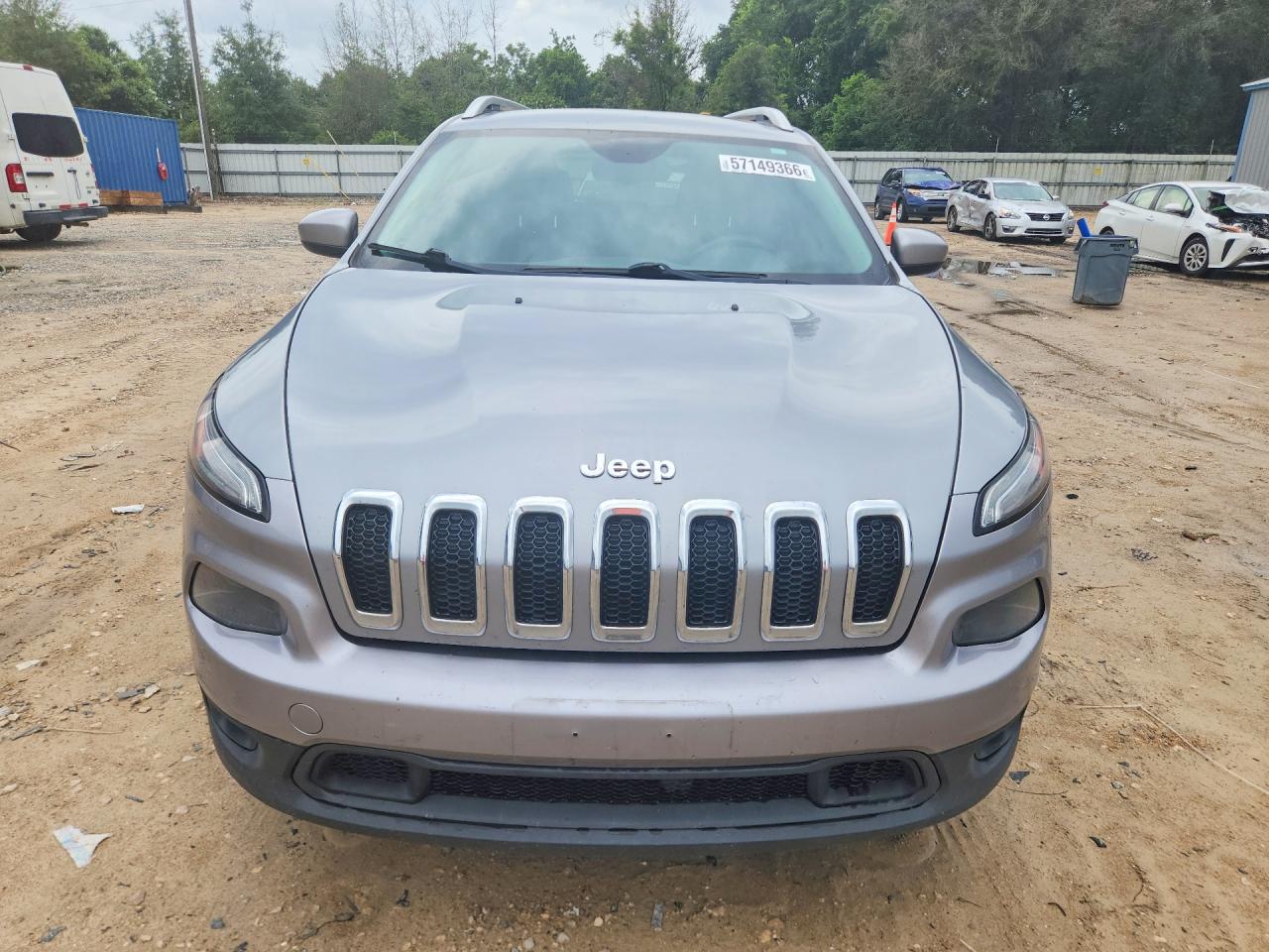 2014 Jeep Cherokee Latitude Gray vin: 1C4PJMCS9EW144960