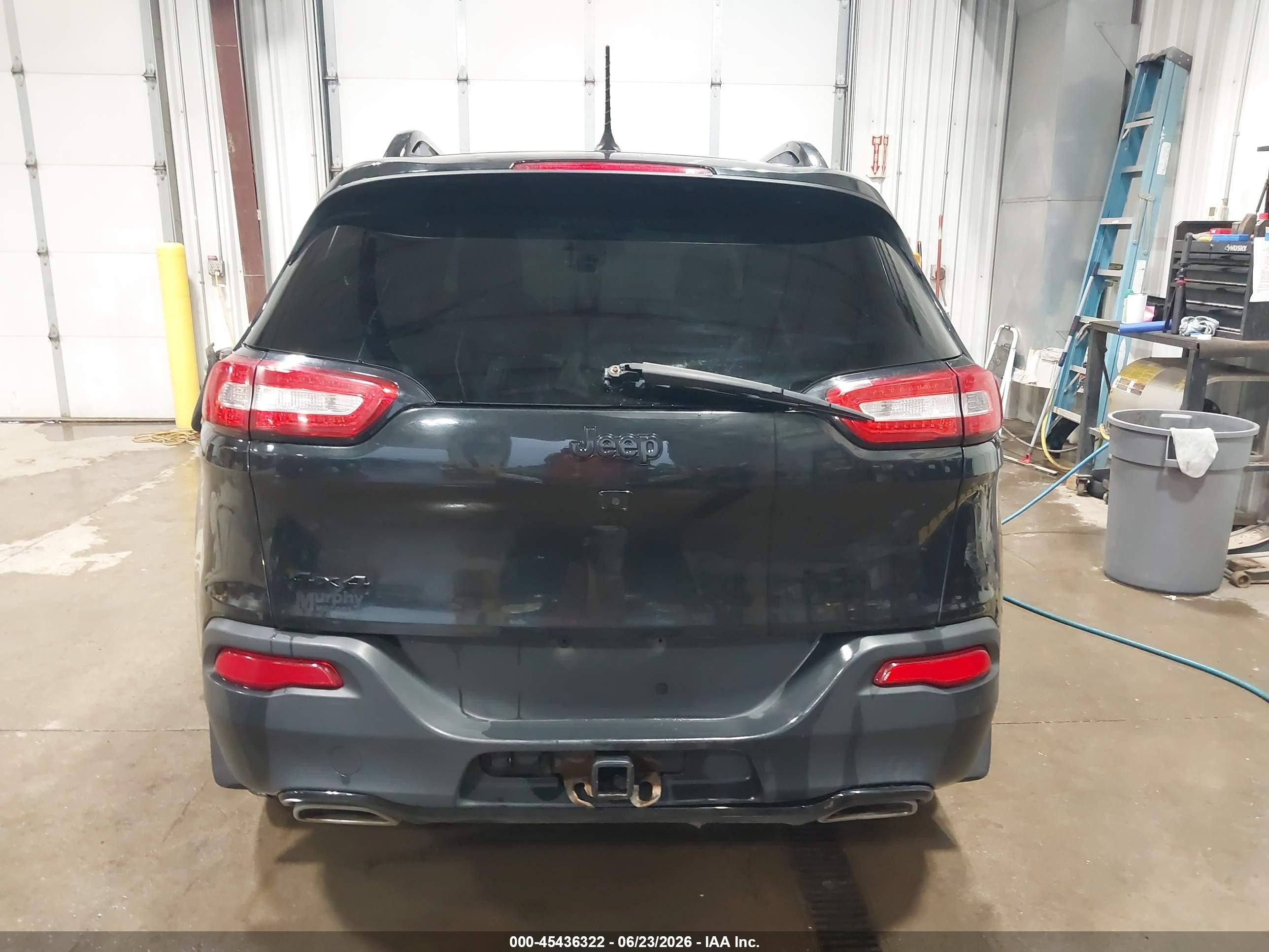 2015 Jeep Cherokee Latitude Altitude Black vin: 1C4PJMCS9FW750373