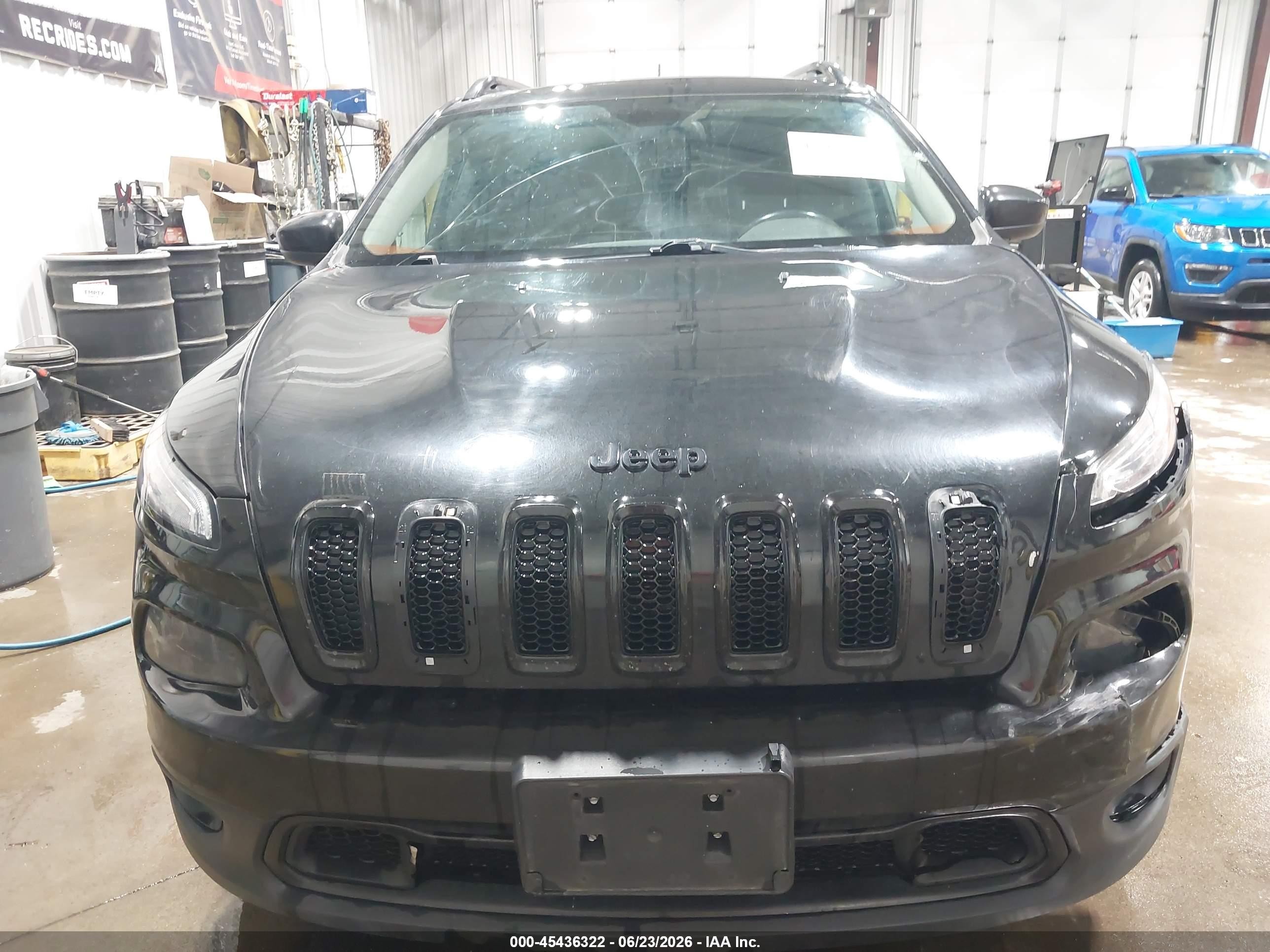 2015 Jeep Cherokee Latitude Altitude Black vin: 1C4PJMCS9FW750373