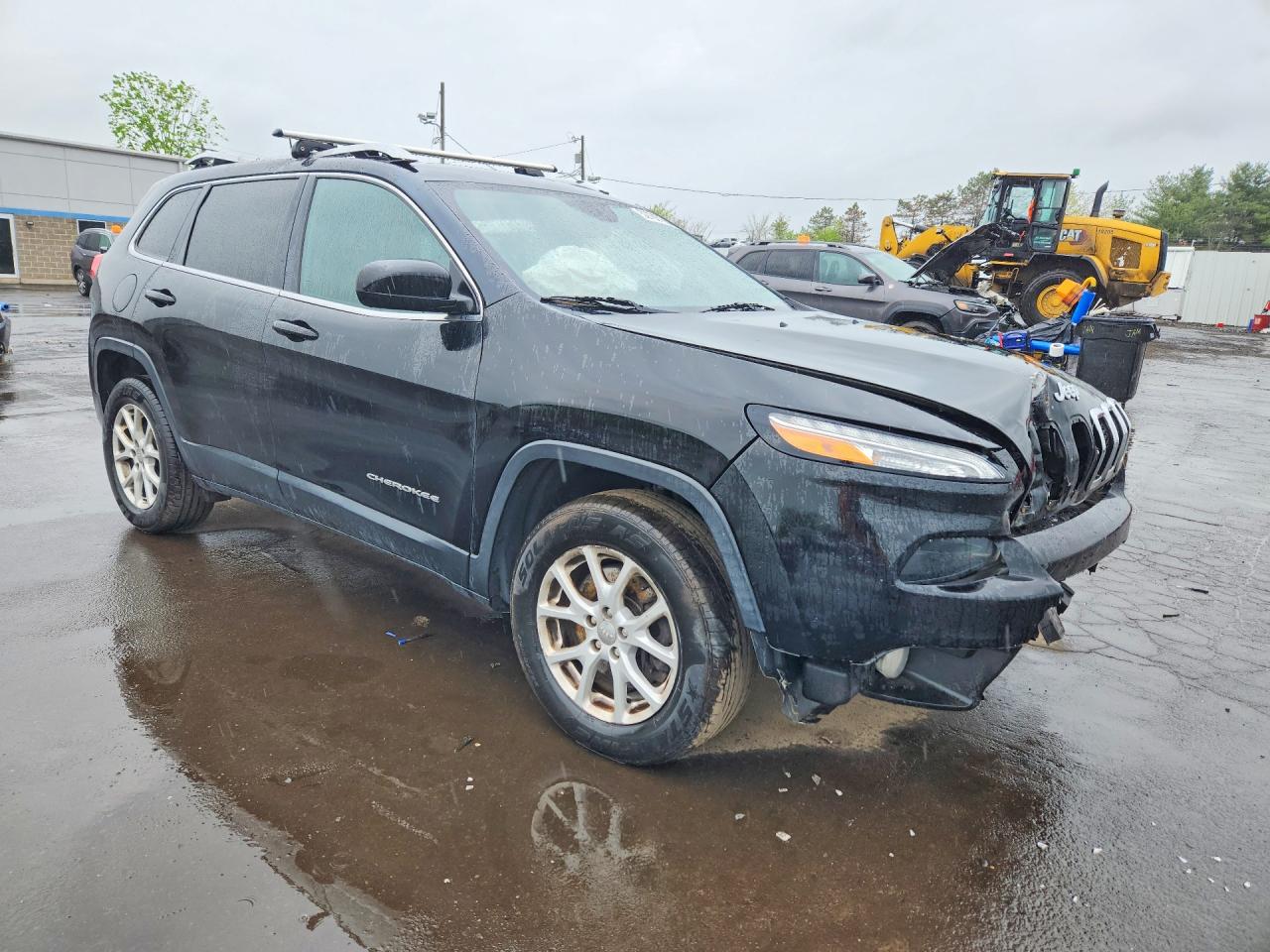 2017 Jeep Cherokee Latitude Black vin: 1C4PJMCS9HW612335