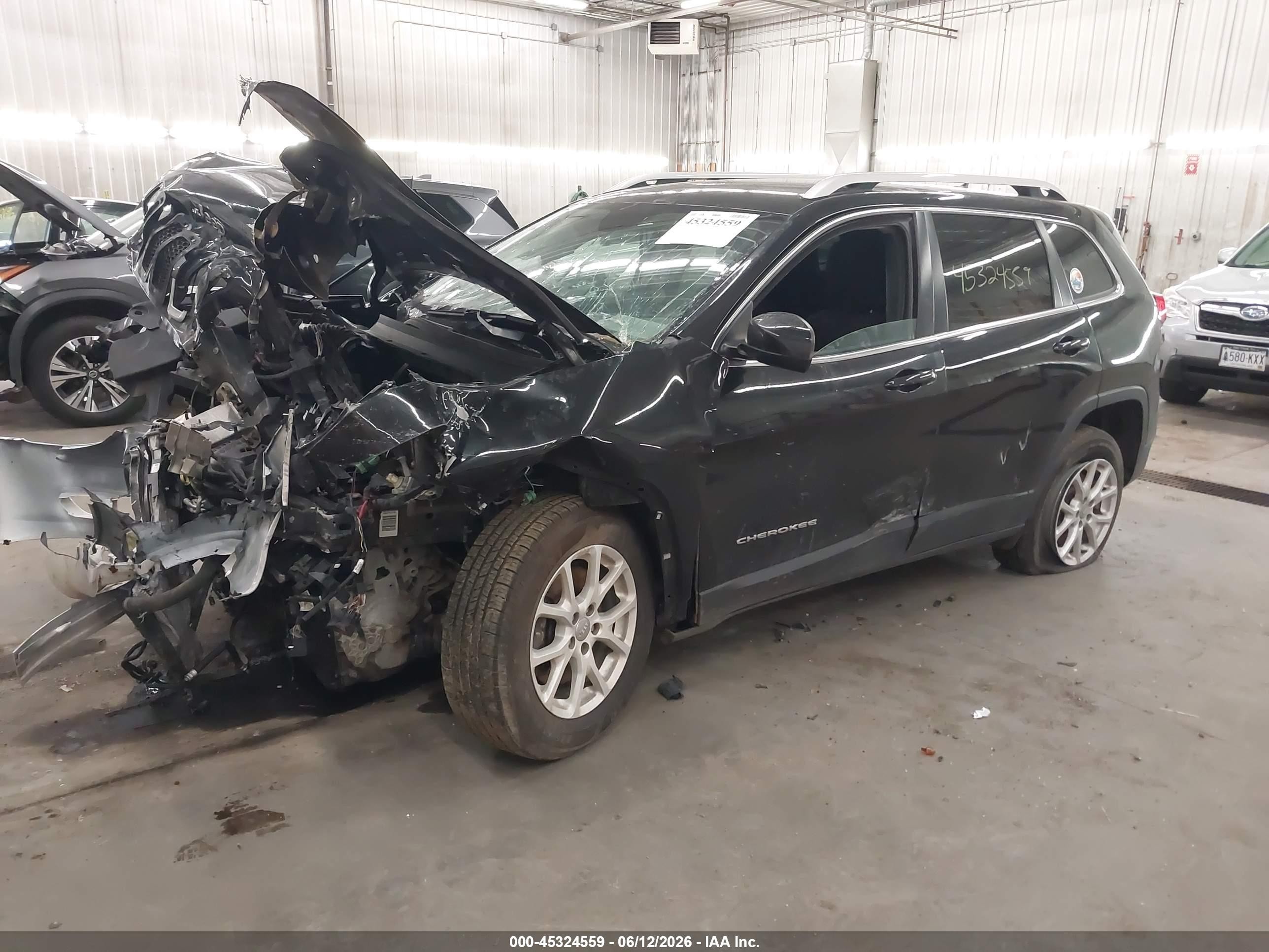 2015 Jeep Cherokee Latitude Dark Blue vin: 1C4PJMCSOFW739441