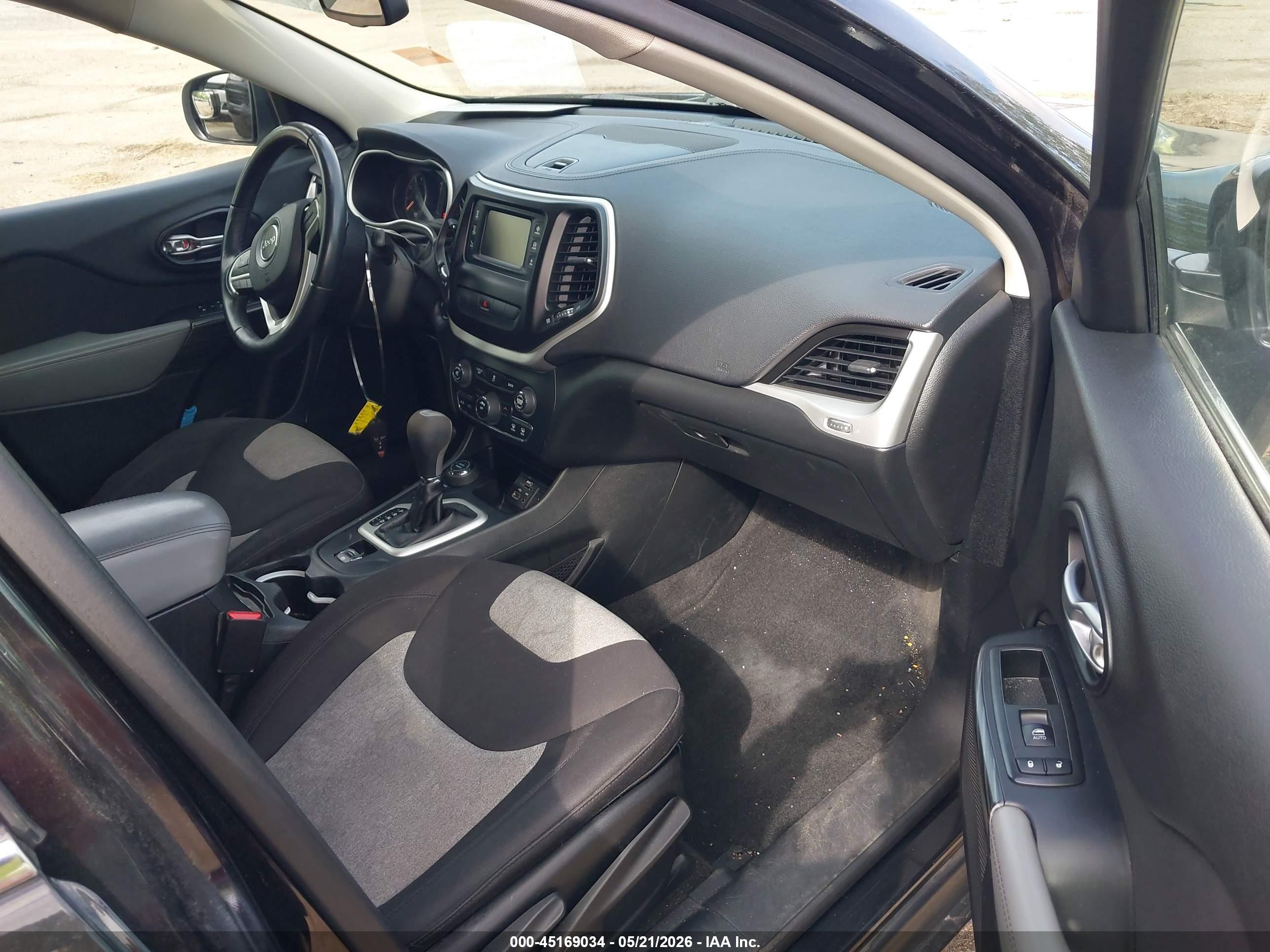 2014 Jeep Cherokee North Black vin: 1C4PJMCSXEW111935