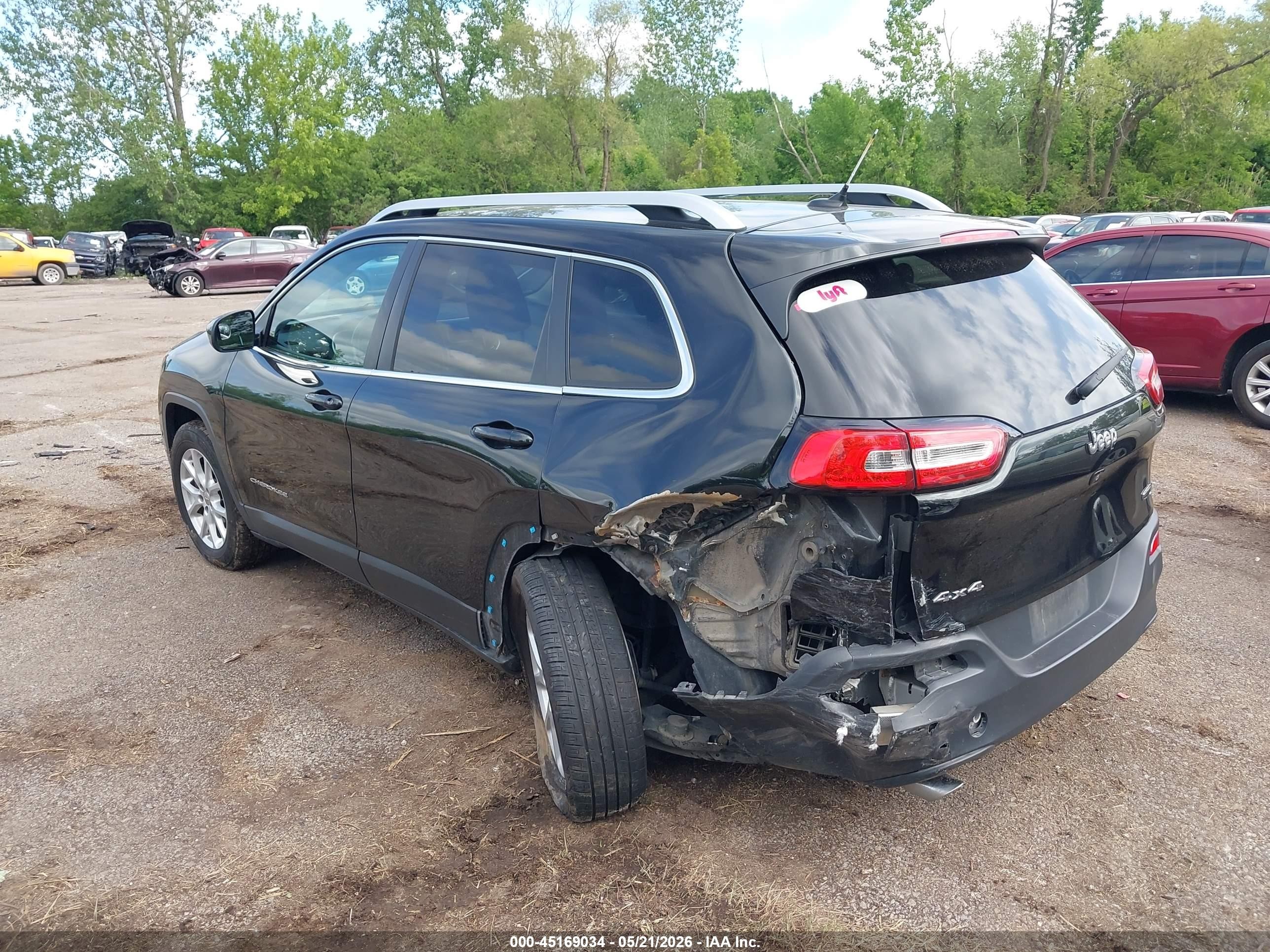 2014 Jeep Cherokee North Black vin: 1C4PJMCSXEW111935