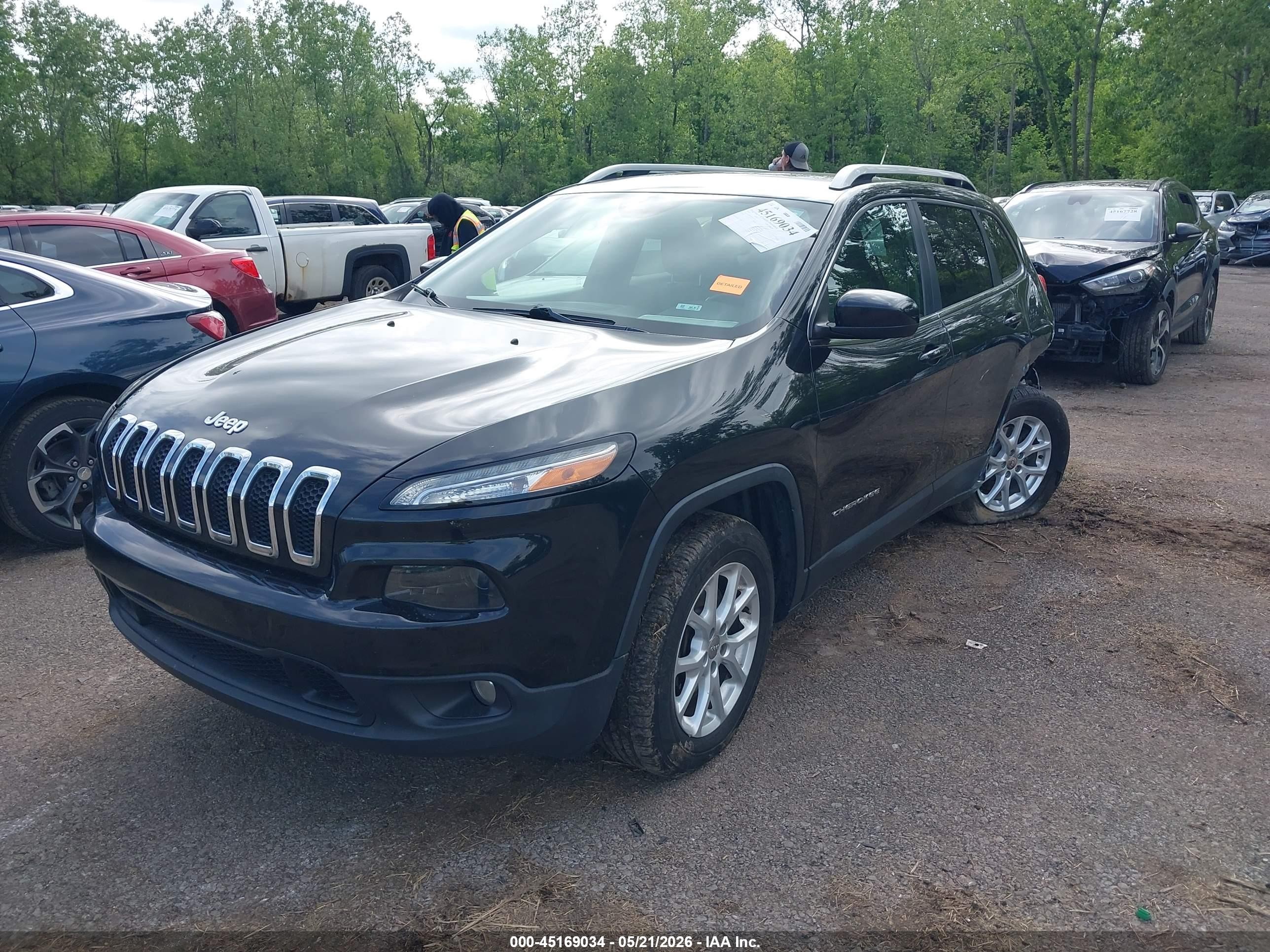 2014 Jeep Cherokee North Black vin: 1C4PJMCSXEW111935
