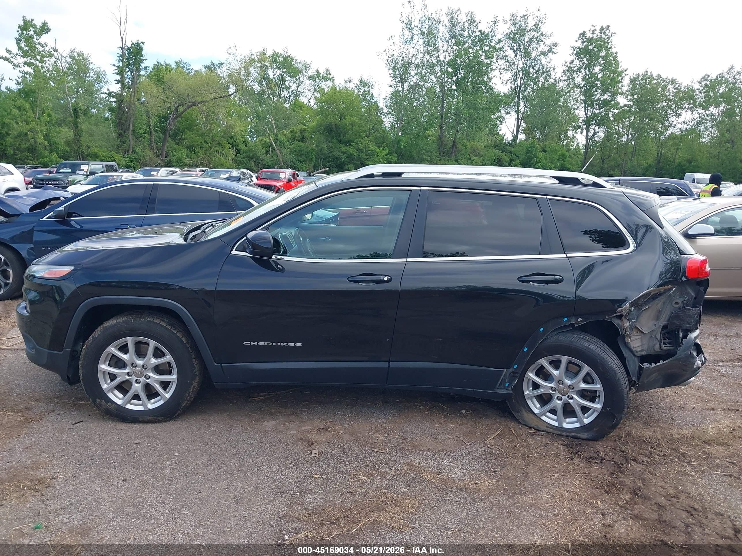 2014 Jeep Cherokee North Black vin: 1C4PJMCSXEW111935