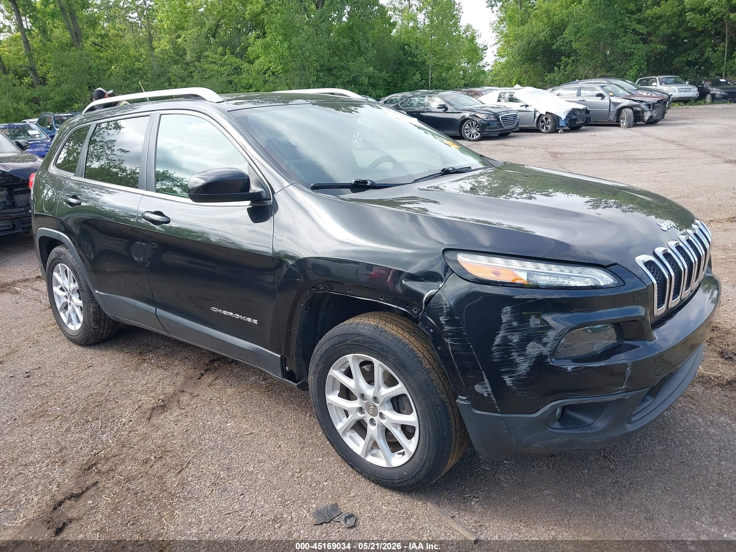 2014 Jeep Cherokee North Black vin: 1C4PJMCSXEW111935