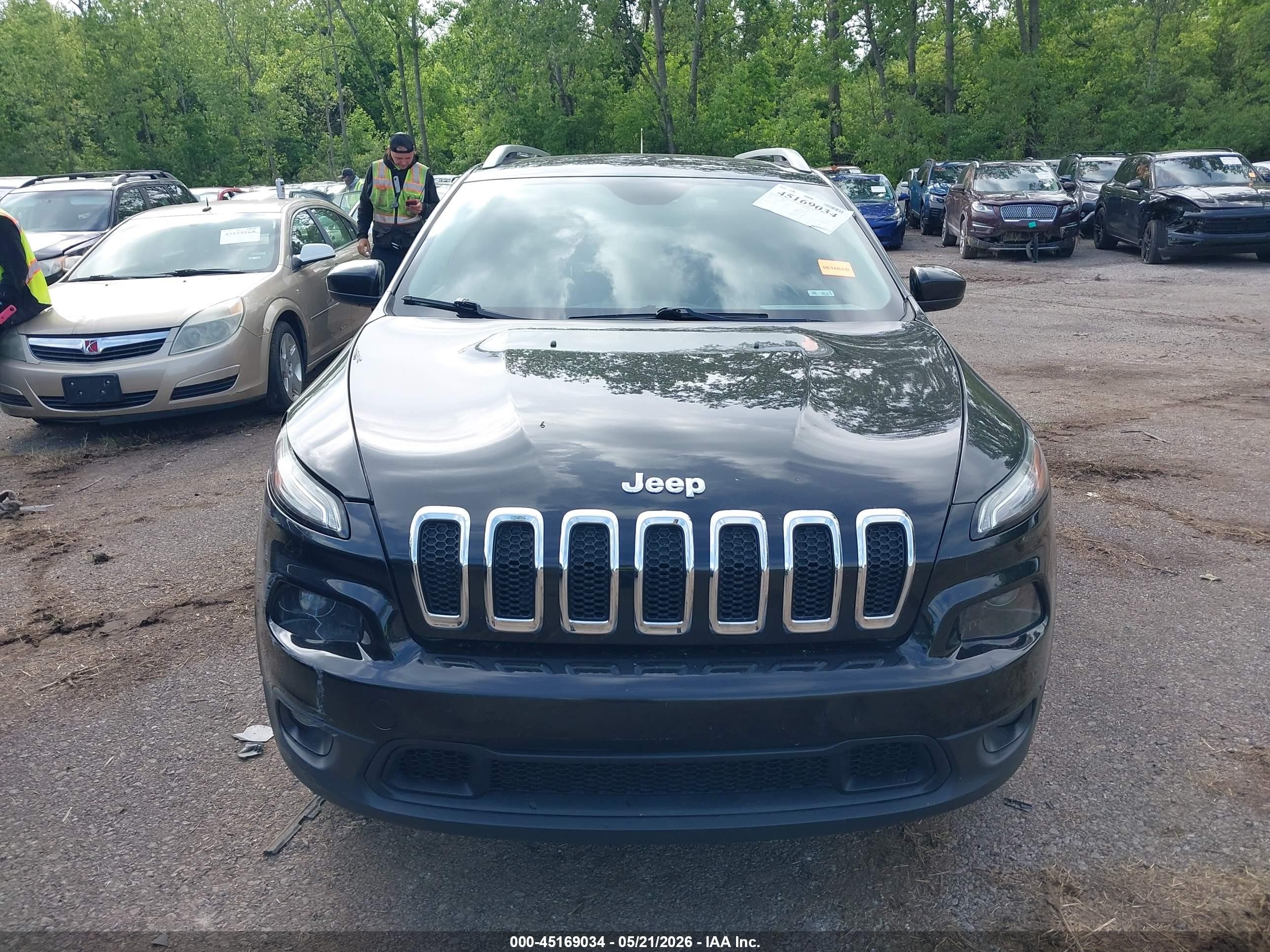 2014 Jeep Cherokee North Black vin: 1C4PJMCSXEW111935