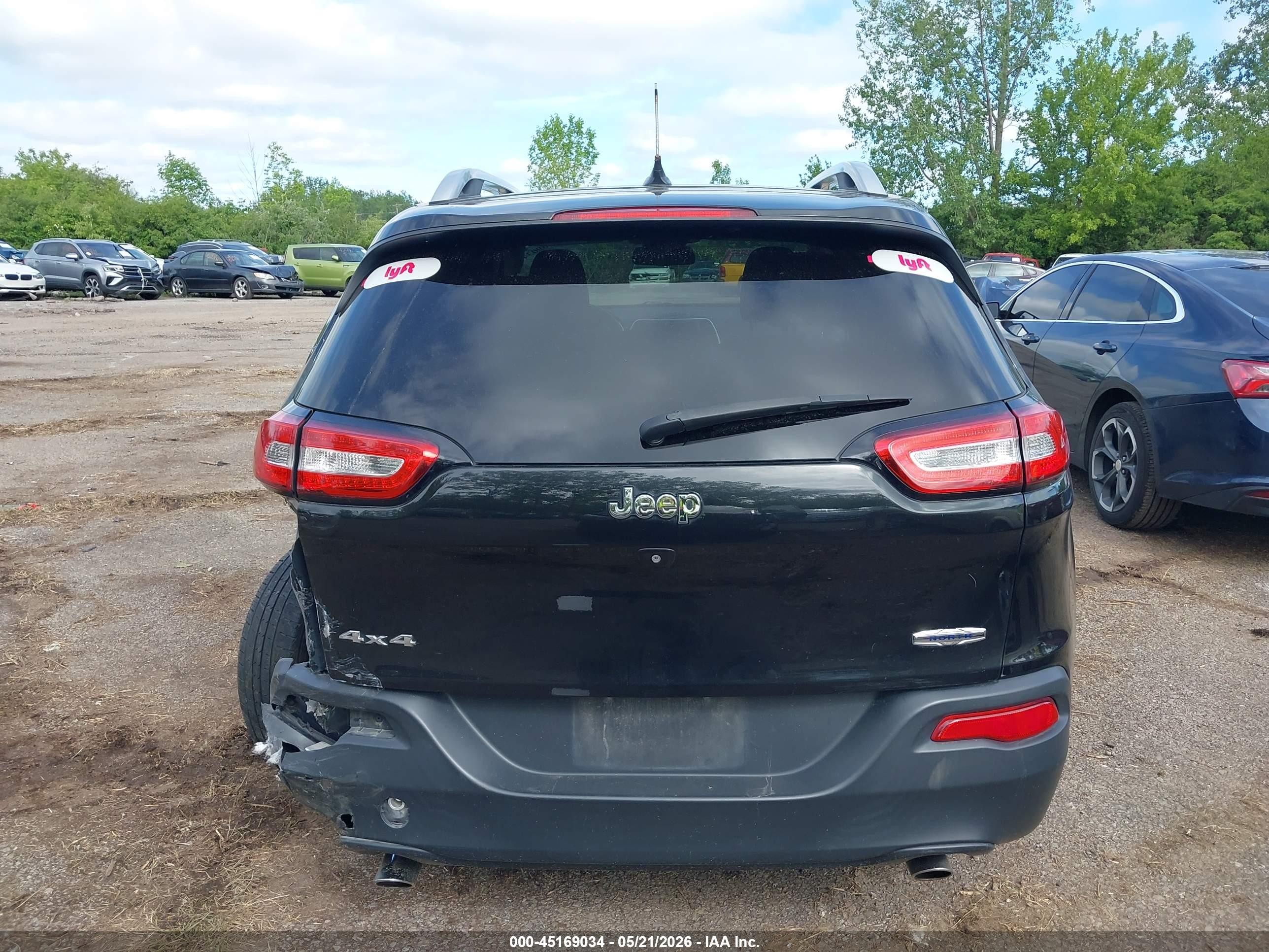 2014 Jeep Cherokee North Black vin: 1C4PJMCSXEW111935