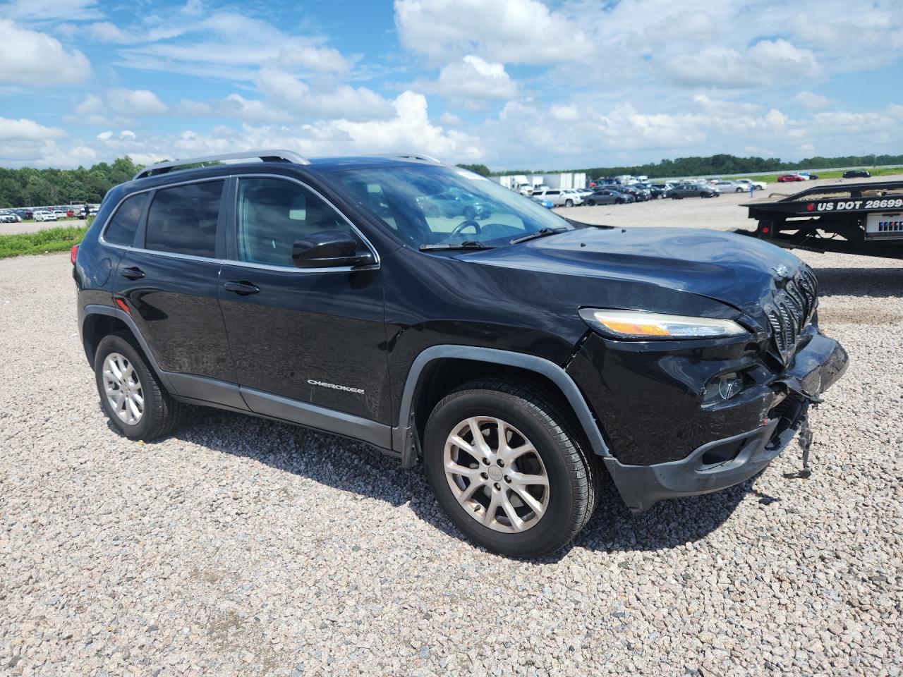 2014 Jeep Cherokee Latitude Black vin: 1C4PJMCSXEW114267