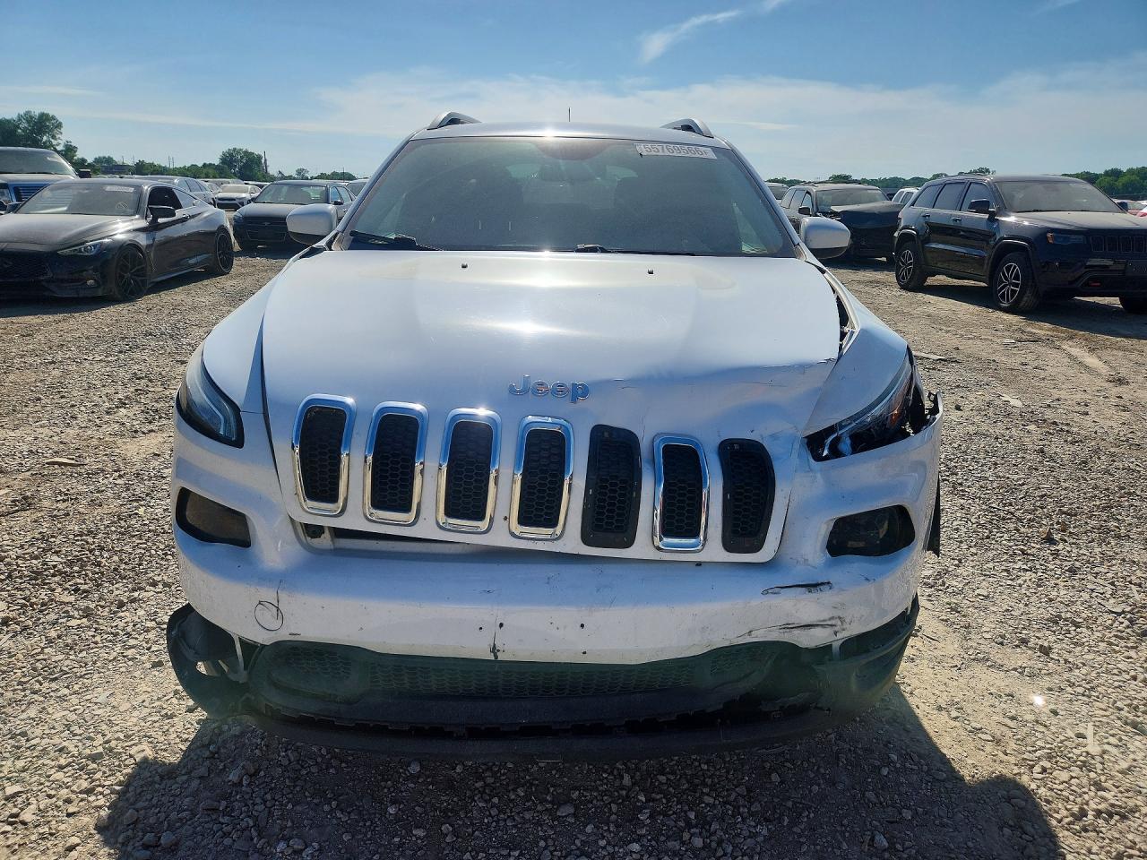 2014 Jeep Cherokee Latitude Белый vin: 1C4PJMCSXEW122143