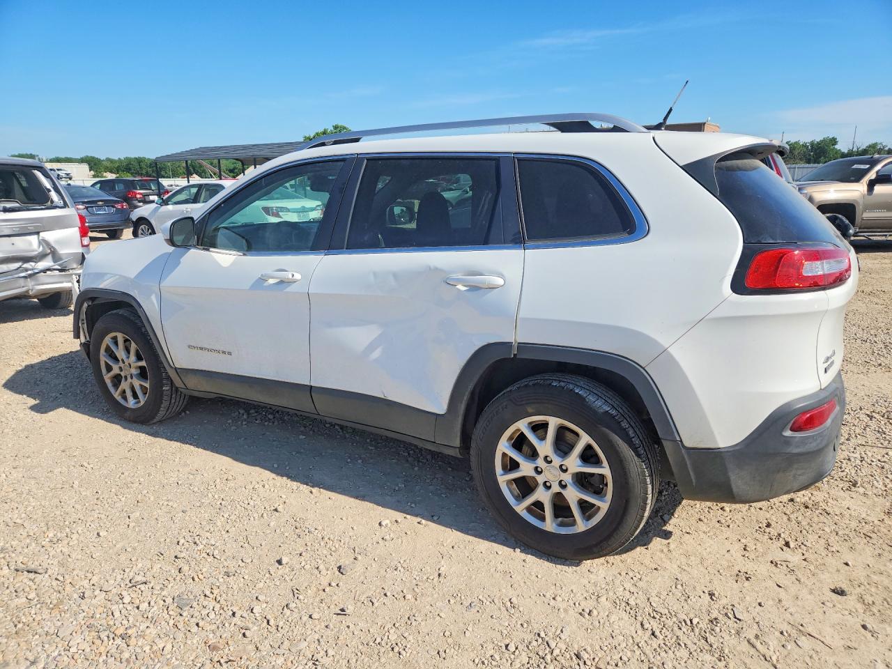 2014 Jeep Cherokee Latitude Белый vin: 1C4PJMCSXEW122143