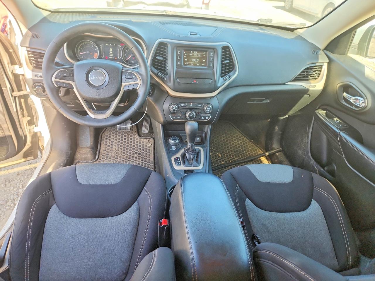 2014 Jeep Cherokee Latitude Белый vin: 1C4PJMCSXEW122143