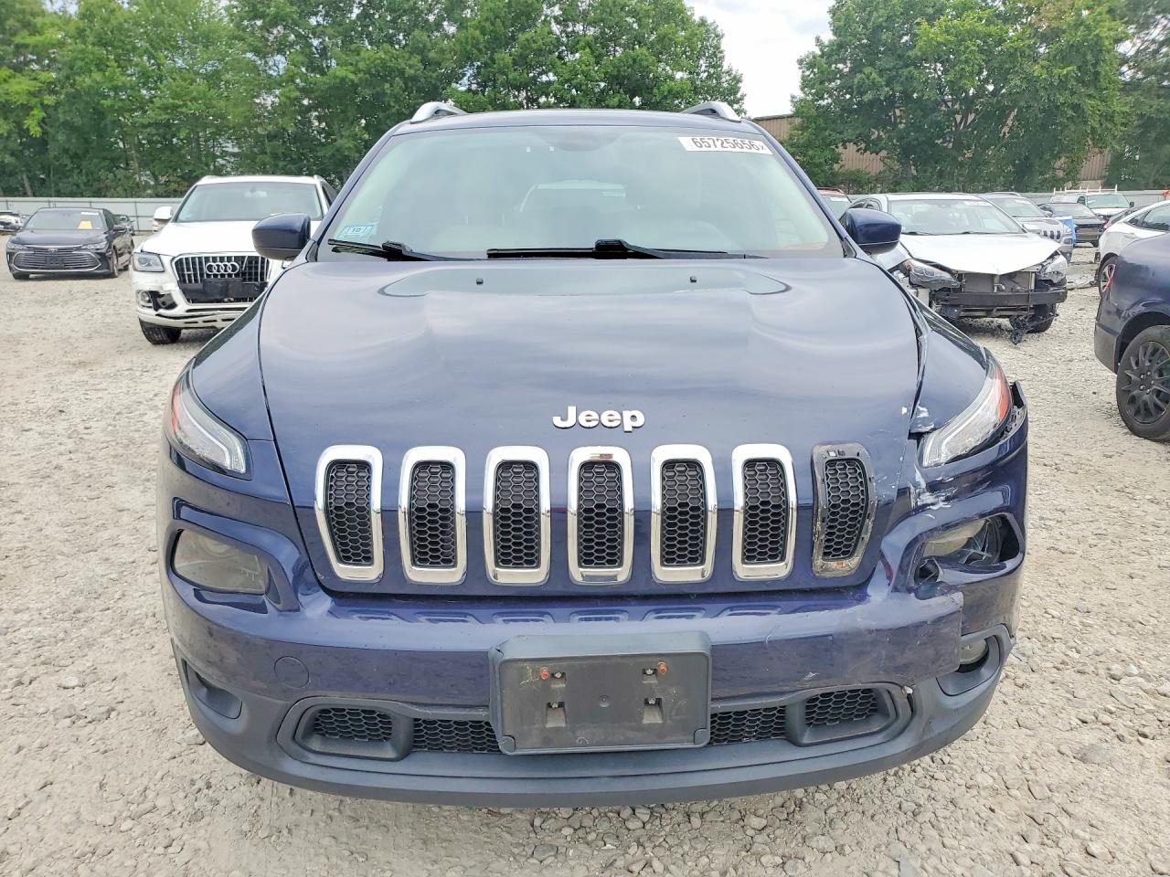 2015 Jeep Cherokee Latitude Blue vin: 1C4PJMCSXFW504710