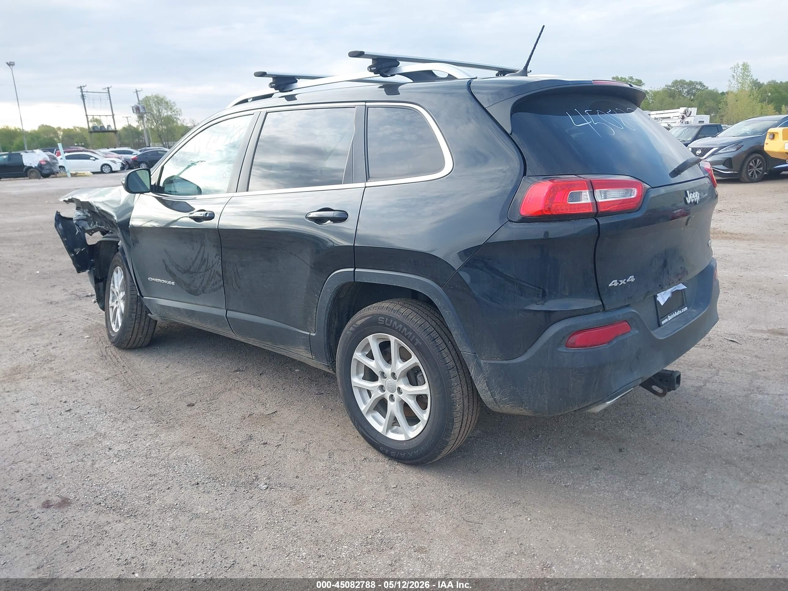 2015 Jeep Cherokee North Black vin: 1C4PJMCSXFW601387