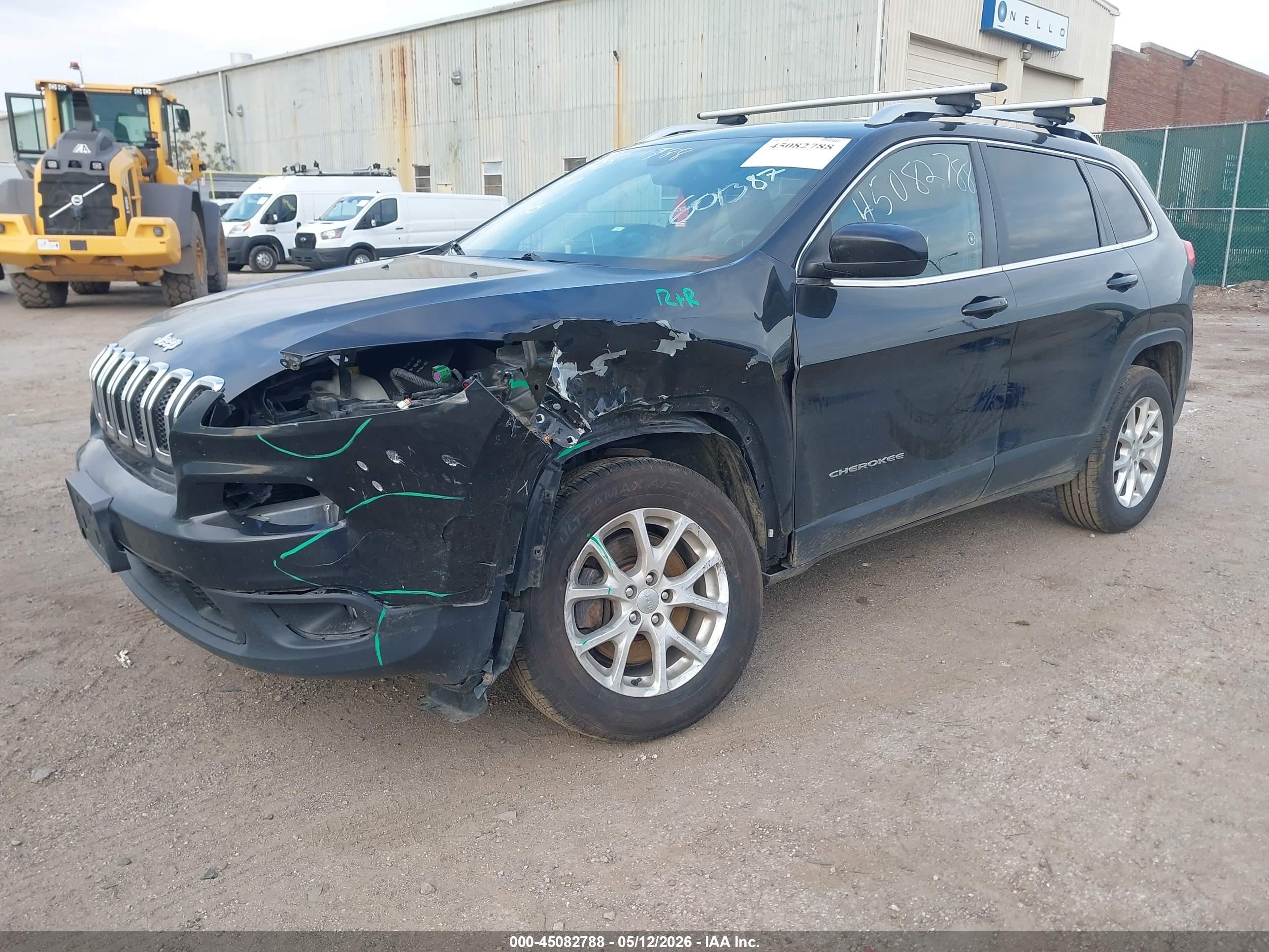 2015 Jeep Cherokee North Black vin: 1C4PJMCSXFW601387